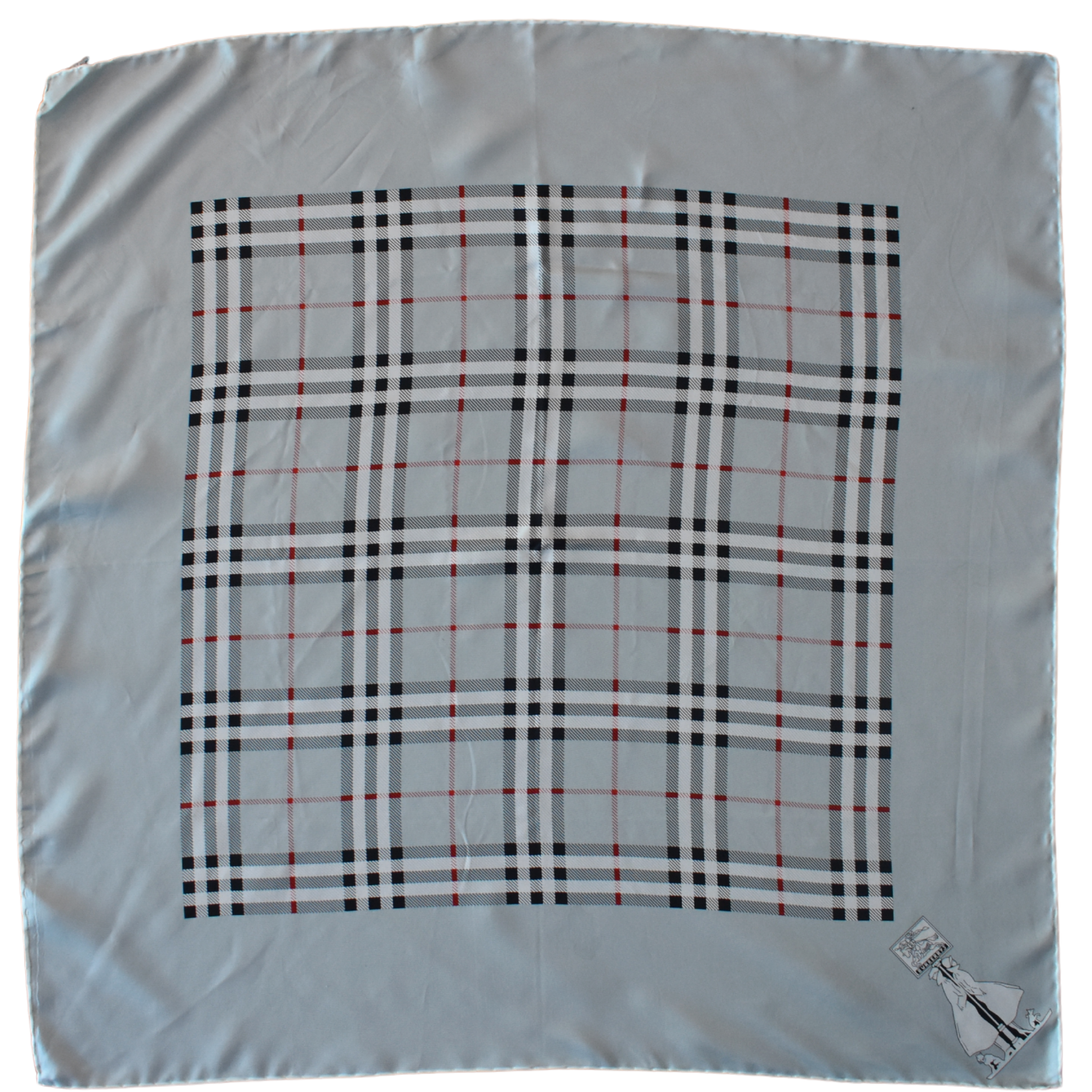 Nova Check Silk Scarf