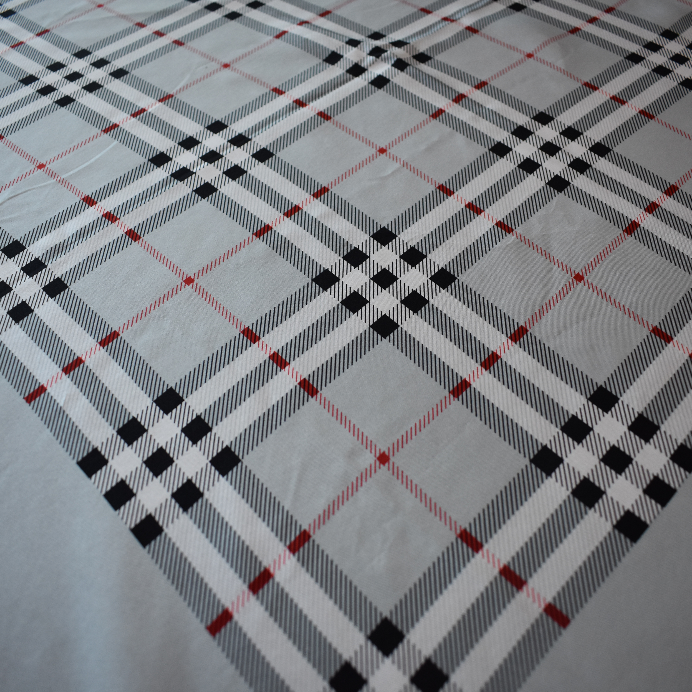 Nova Check Silk Scarf