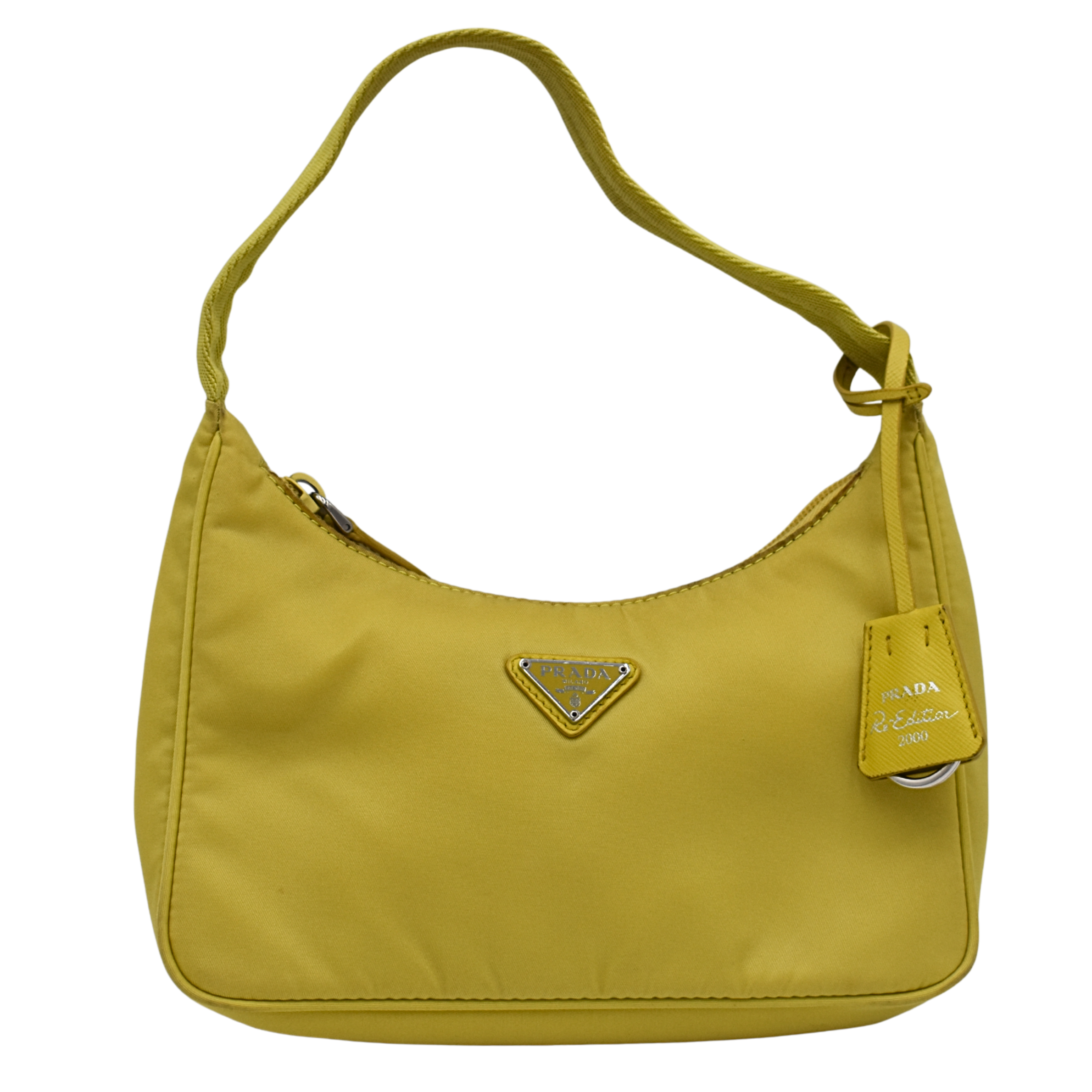 Yellow Re-Edition Nylon Shoulder Bag