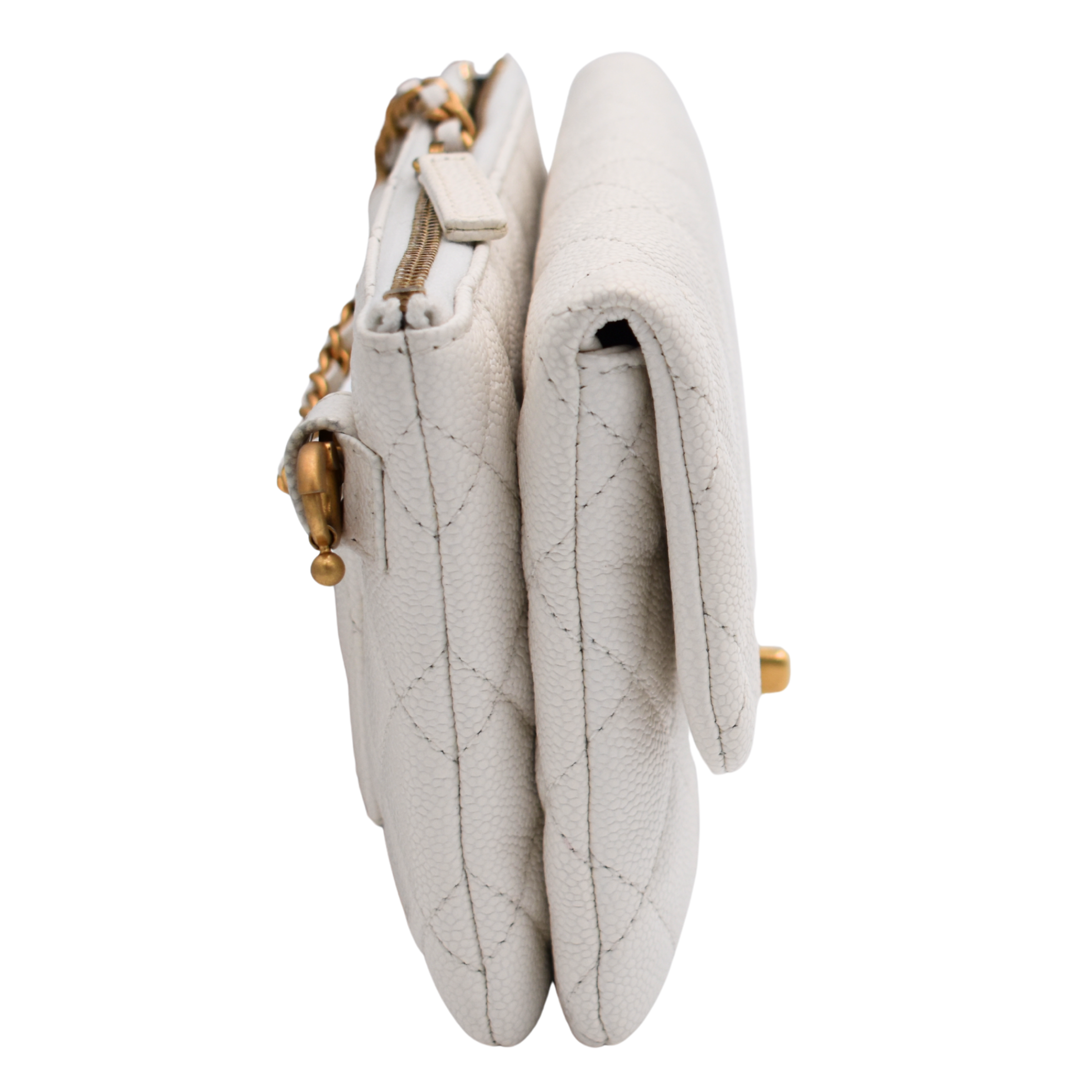 White Caviar Pick Me Up Flap Belt Bag