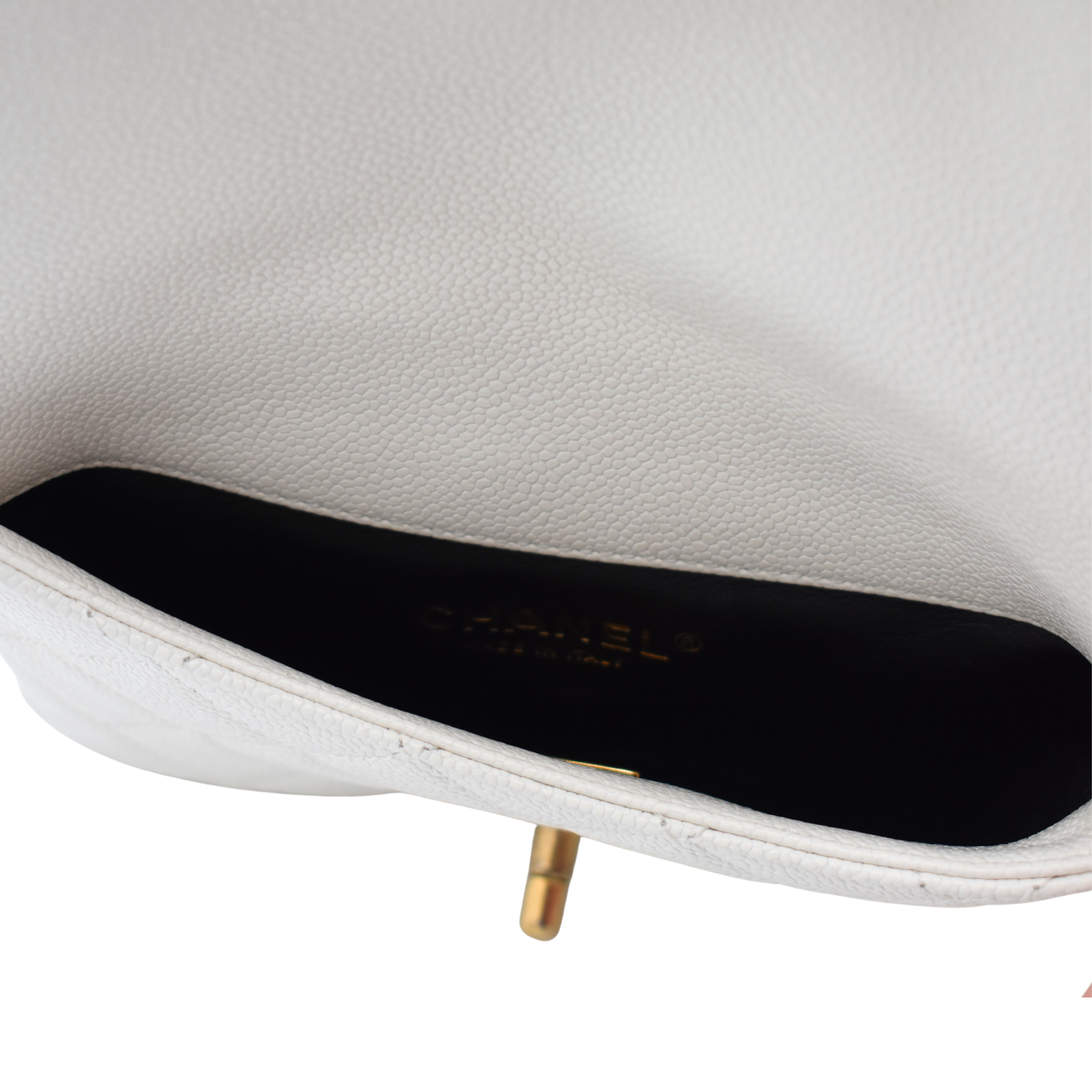 White Caviar Pick Me Up Flap Belt Bag
