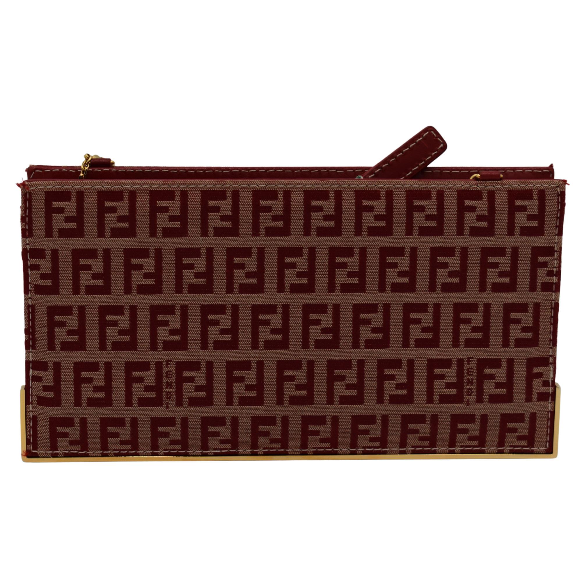 Red Zucchino Canvas Pouch on Chain