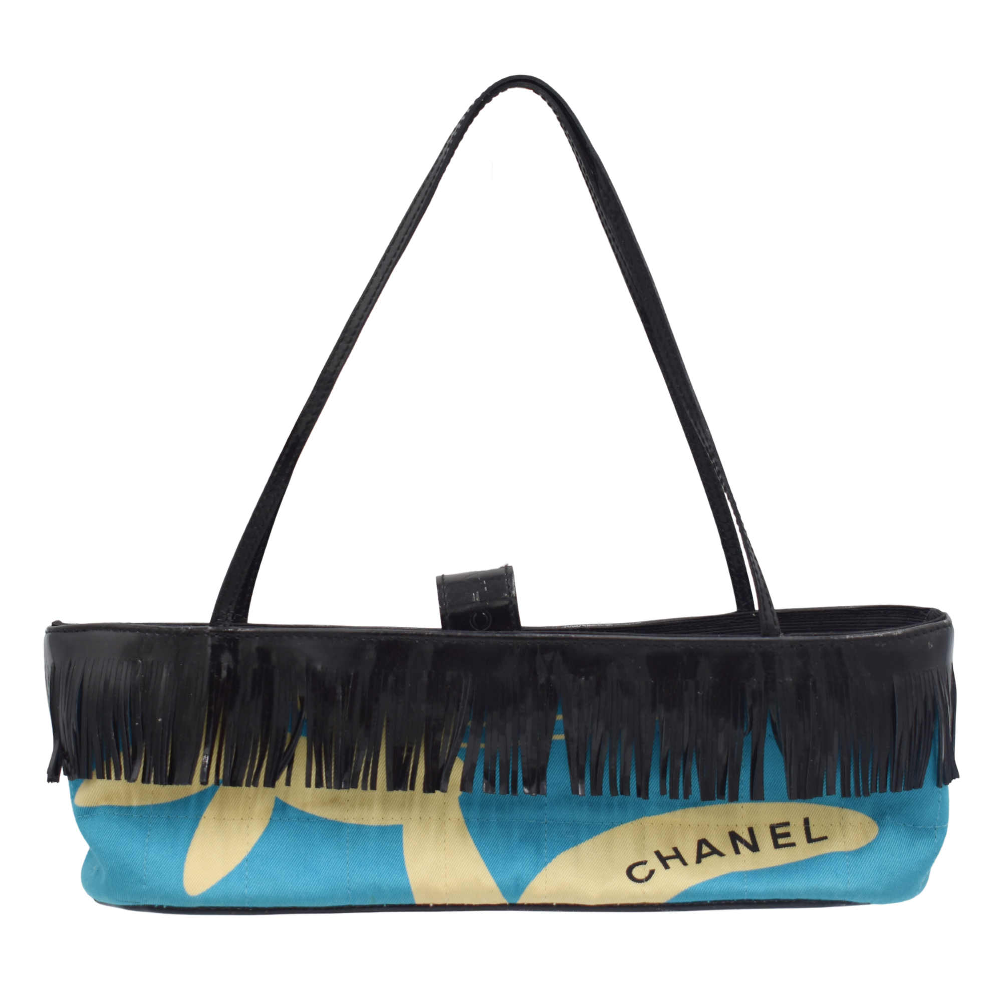 Mini Quilted Canvas Fringe Bag
