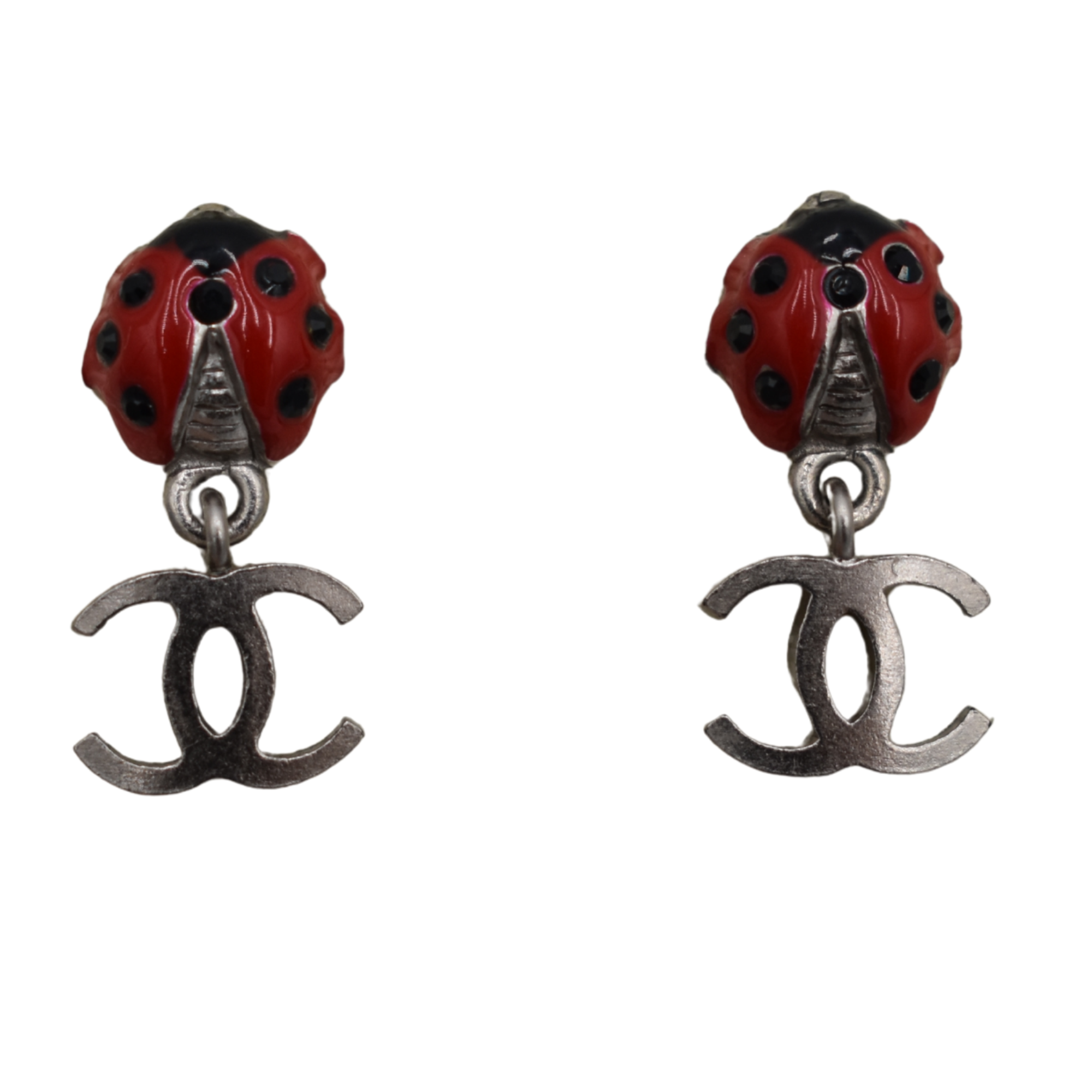CC Logo Ladybug Earrings
