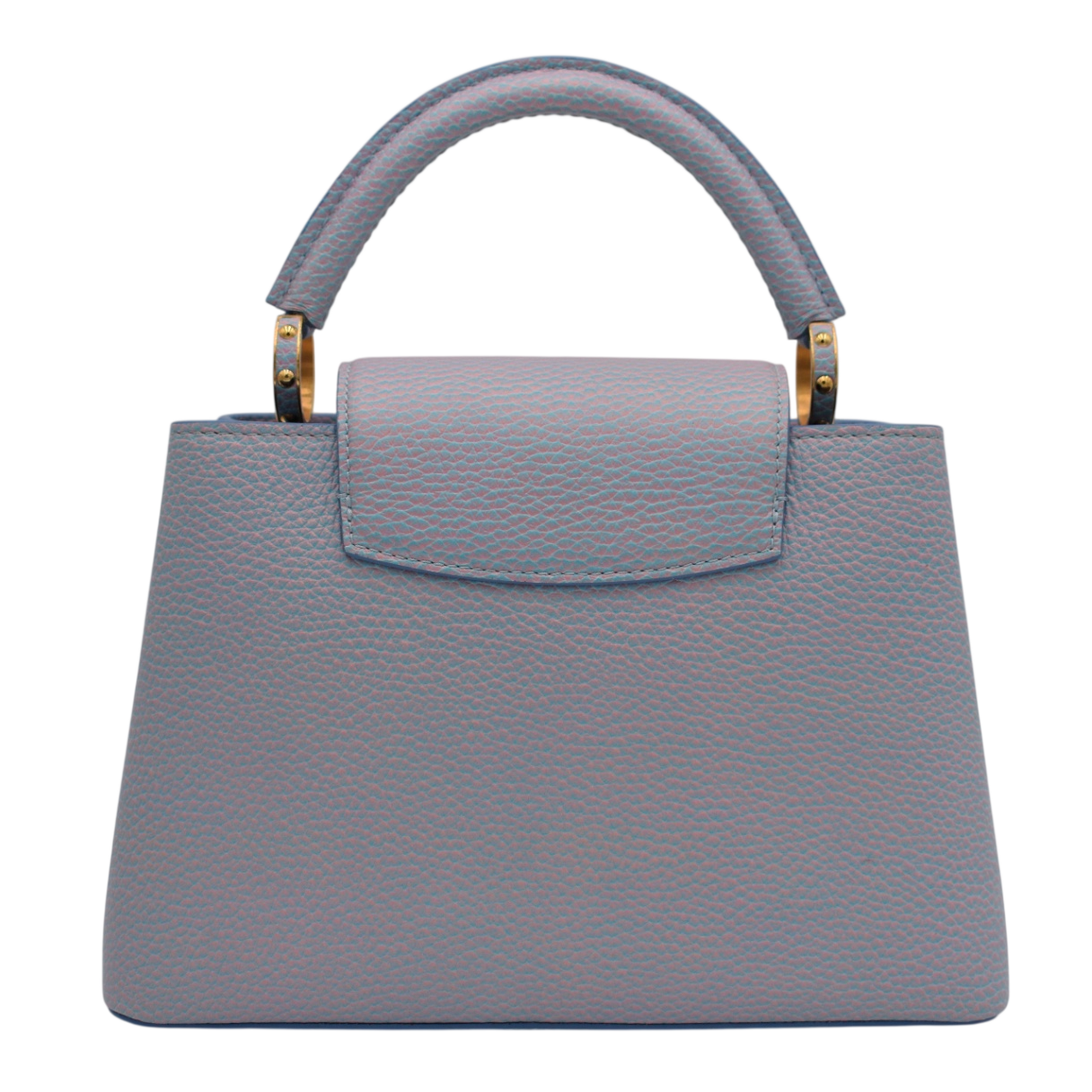 Capucines Taurillon Leather Mother of Pearl Trim
