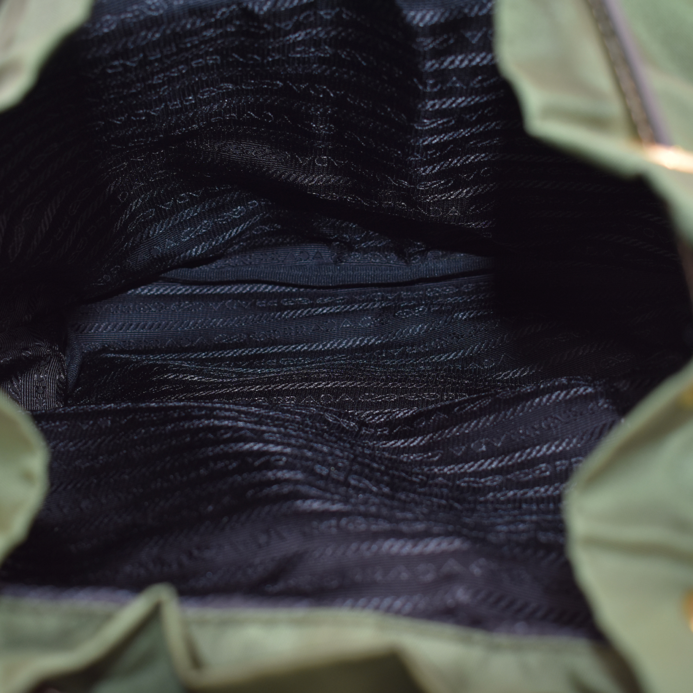 Nylon Backpack Green