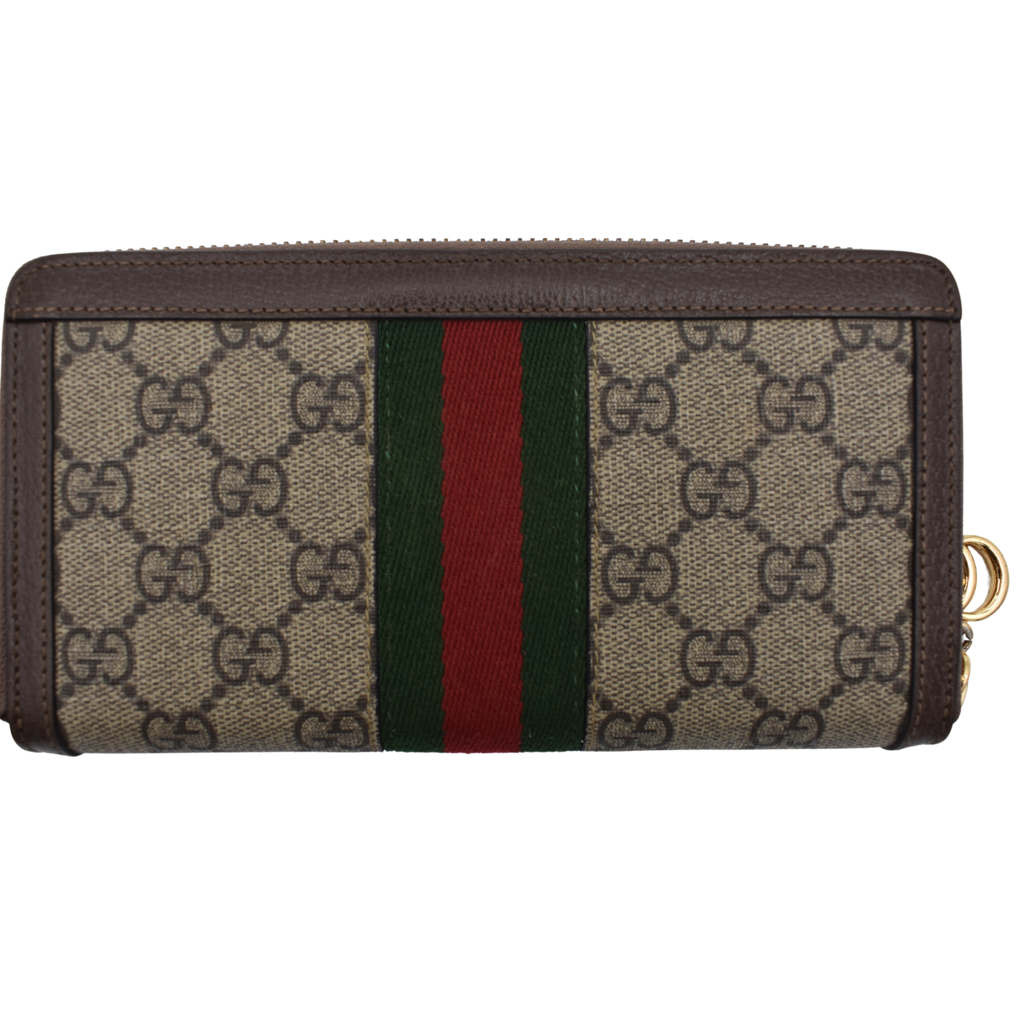 Ophidia Supreme Monogram Web Zip Wallet