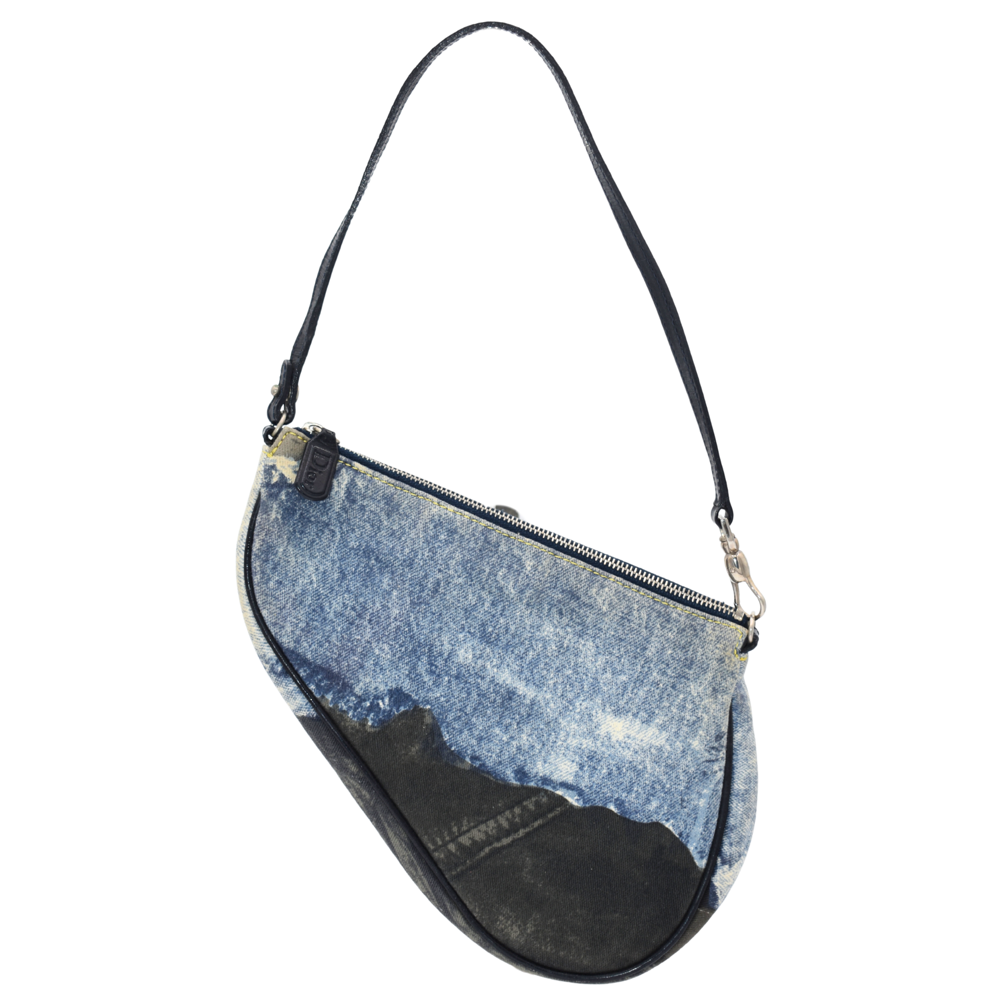 Denim Miss Diorella Saddle Bag