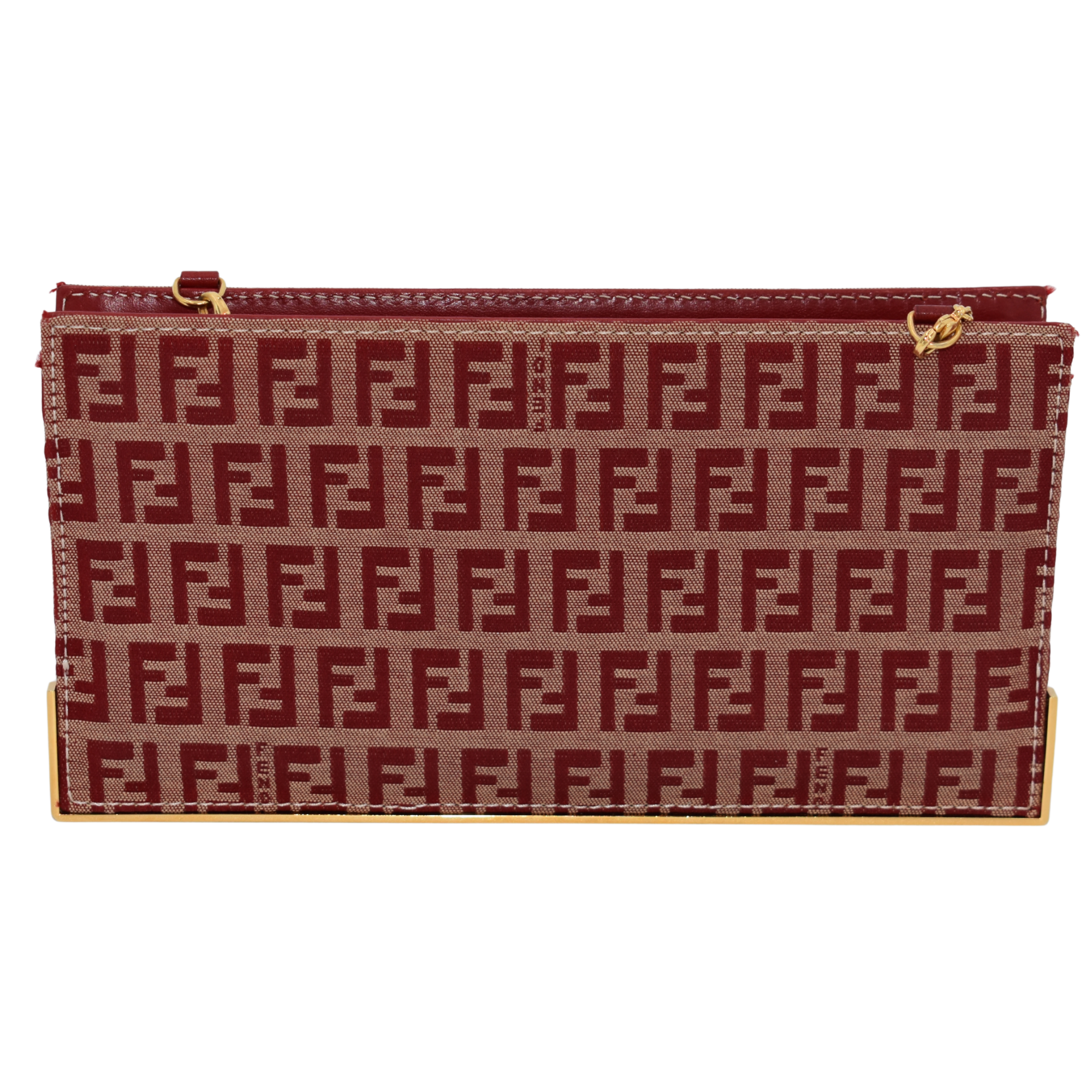 Red Zucchino Canvas Pouch on Chain