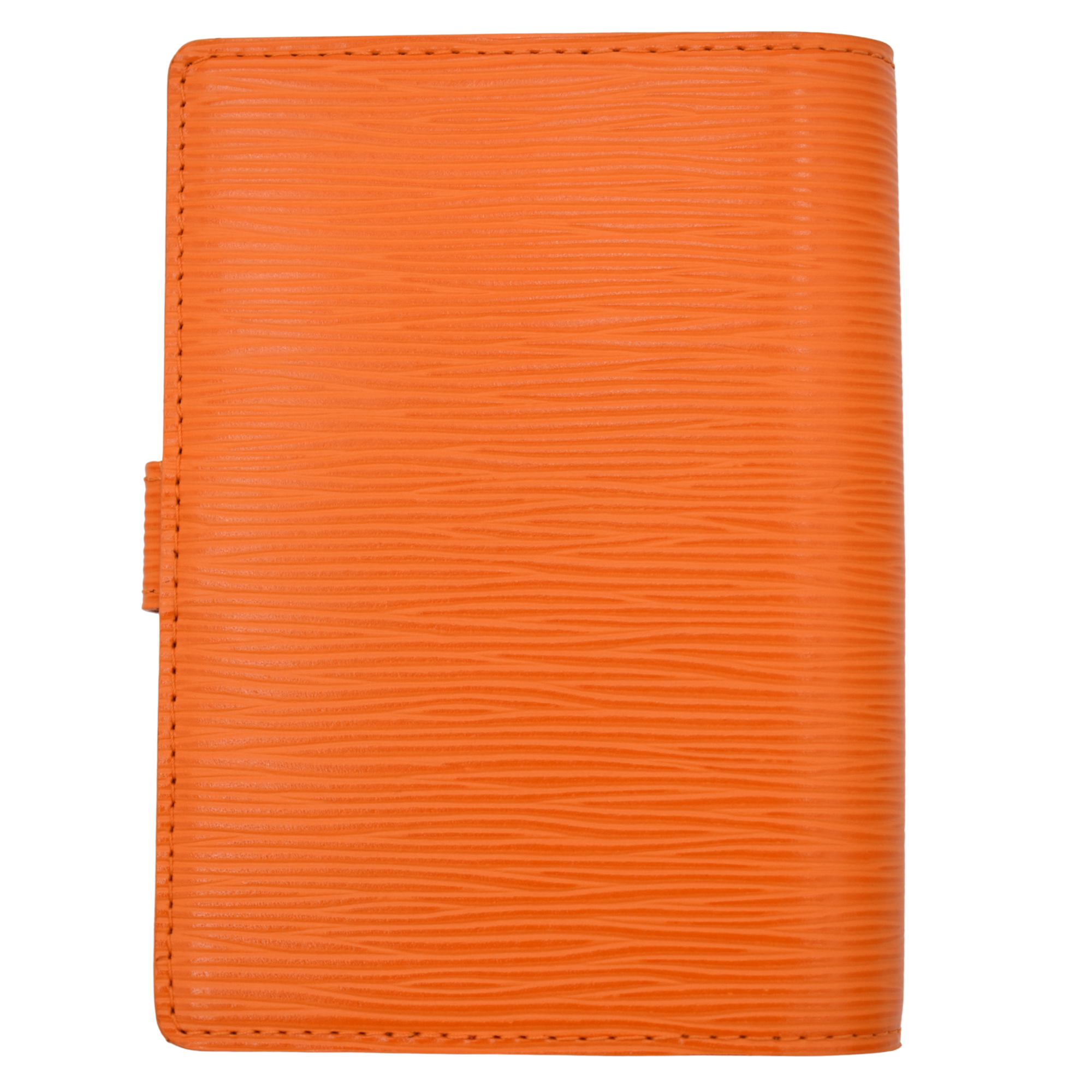 Orange Epi Leather Planner