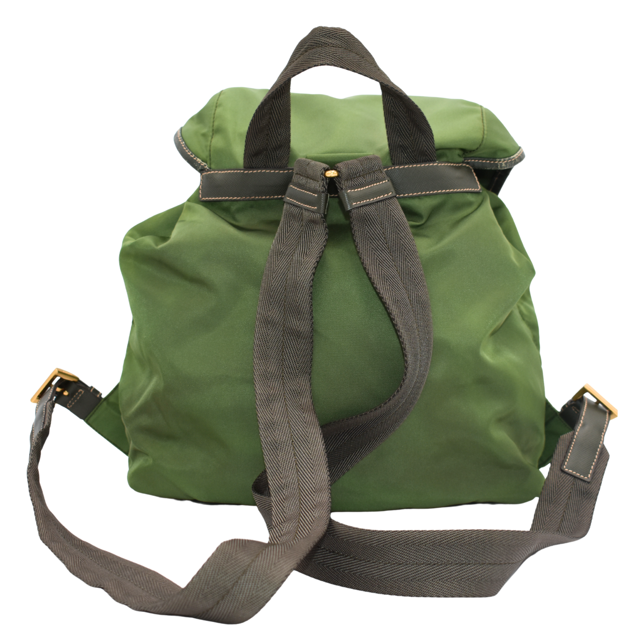 Nylon Backpack Green
