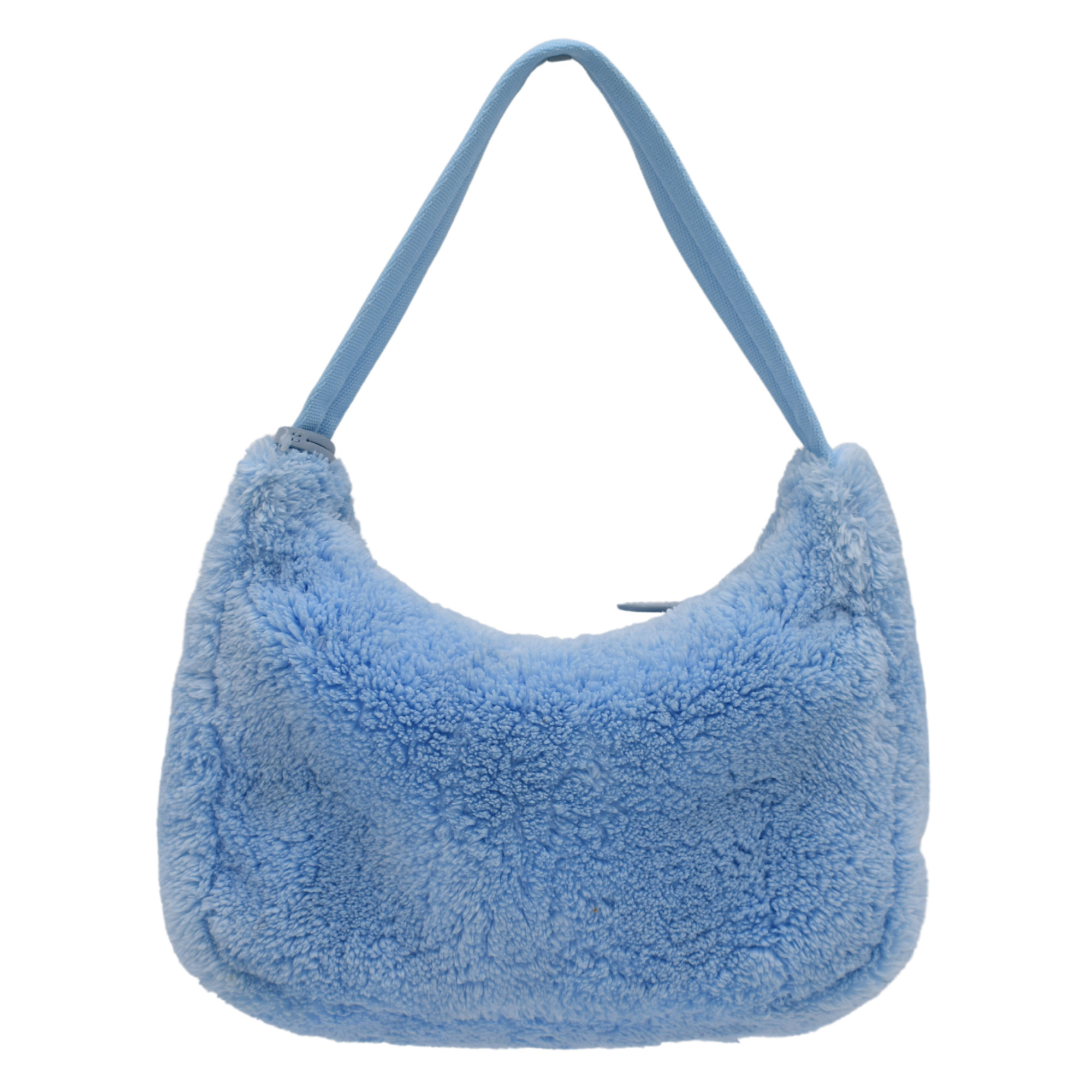 Re-Edition Terry Cloth Mini Blue Shoulder Bag