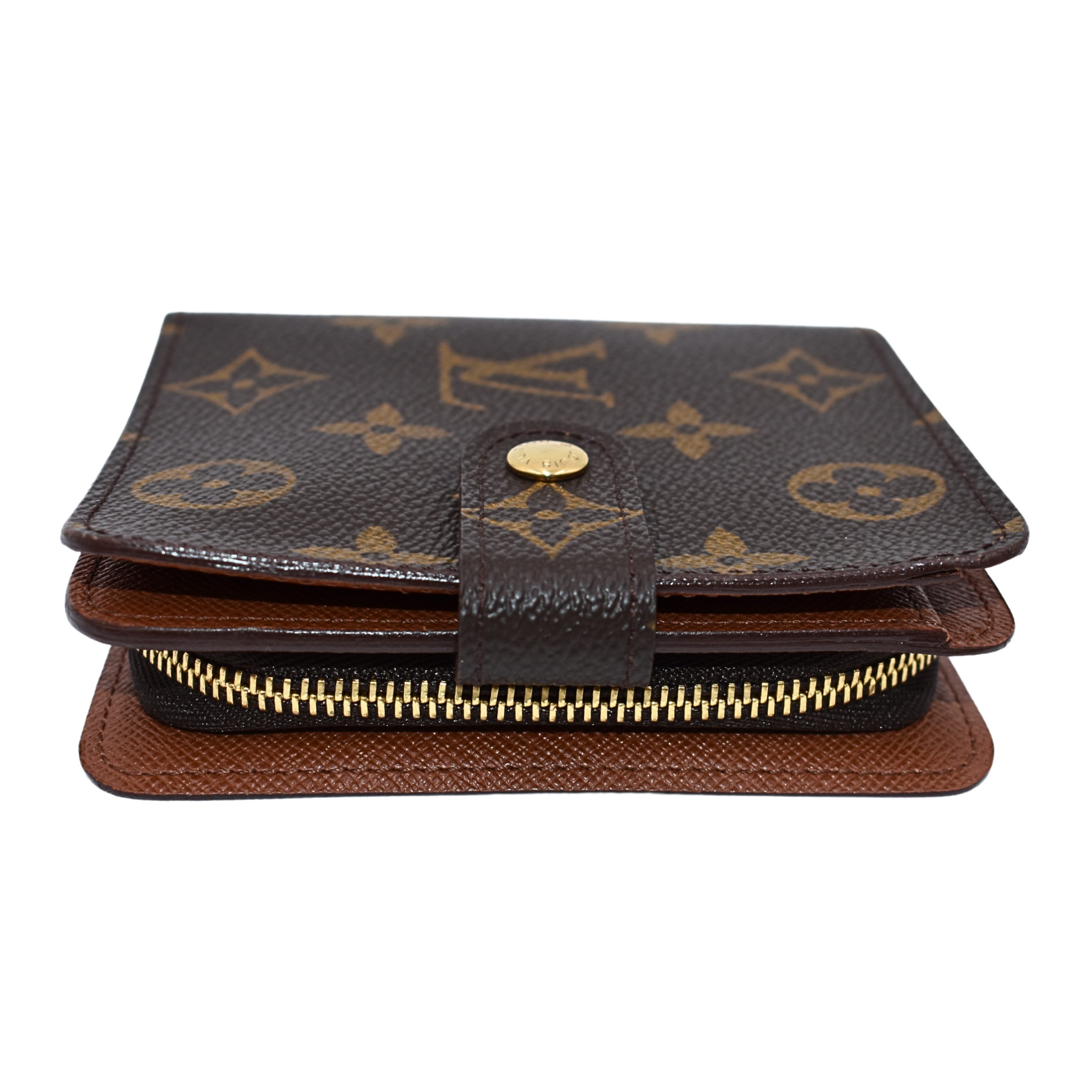 Monogram Compact Zipper Wallet