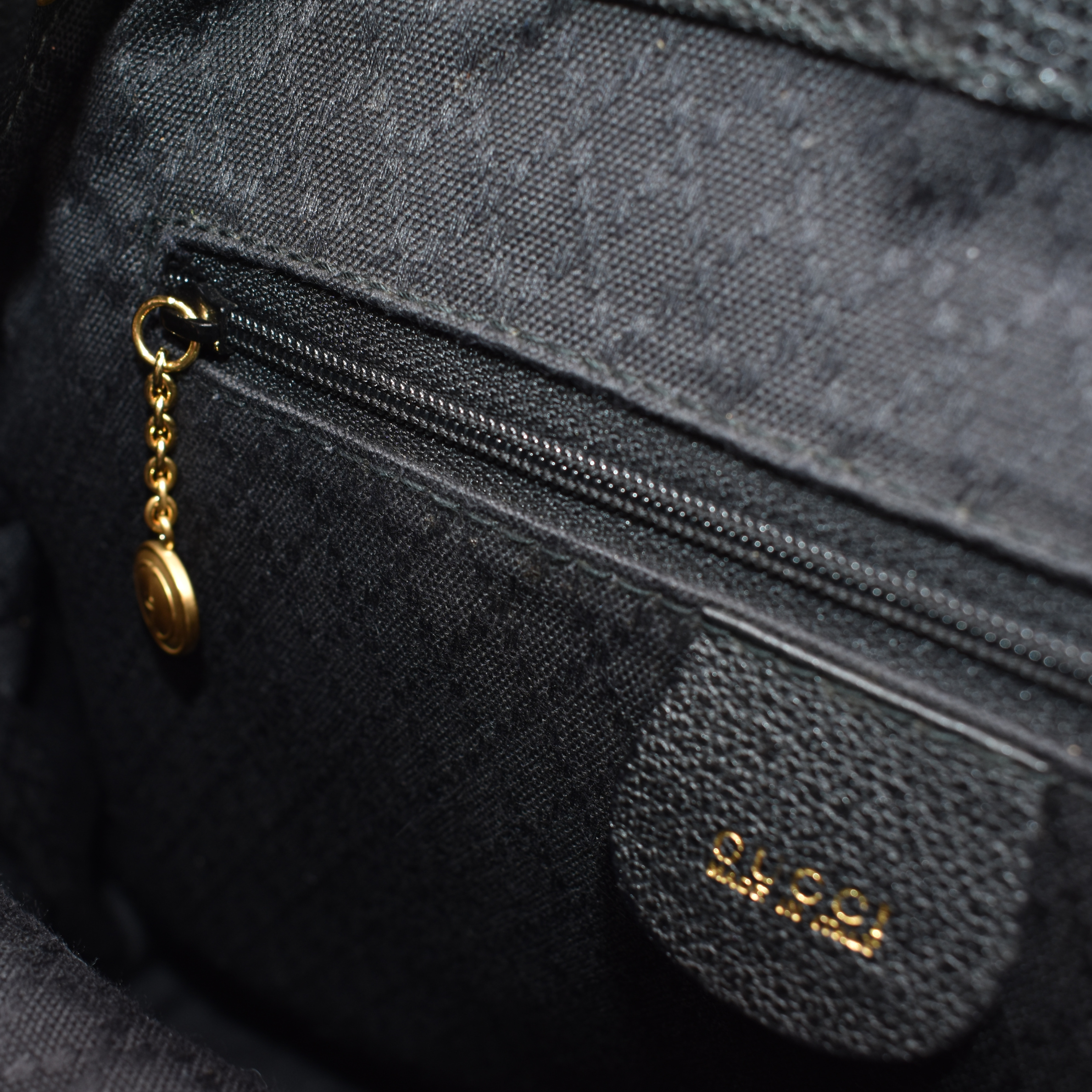 Bamboo Black Suede Backpack