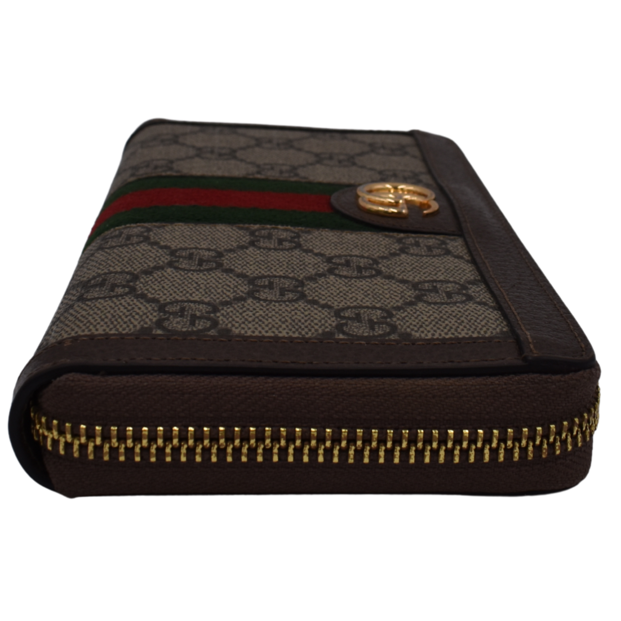 Ophidia Supreme Monogram Web Zip Wallet