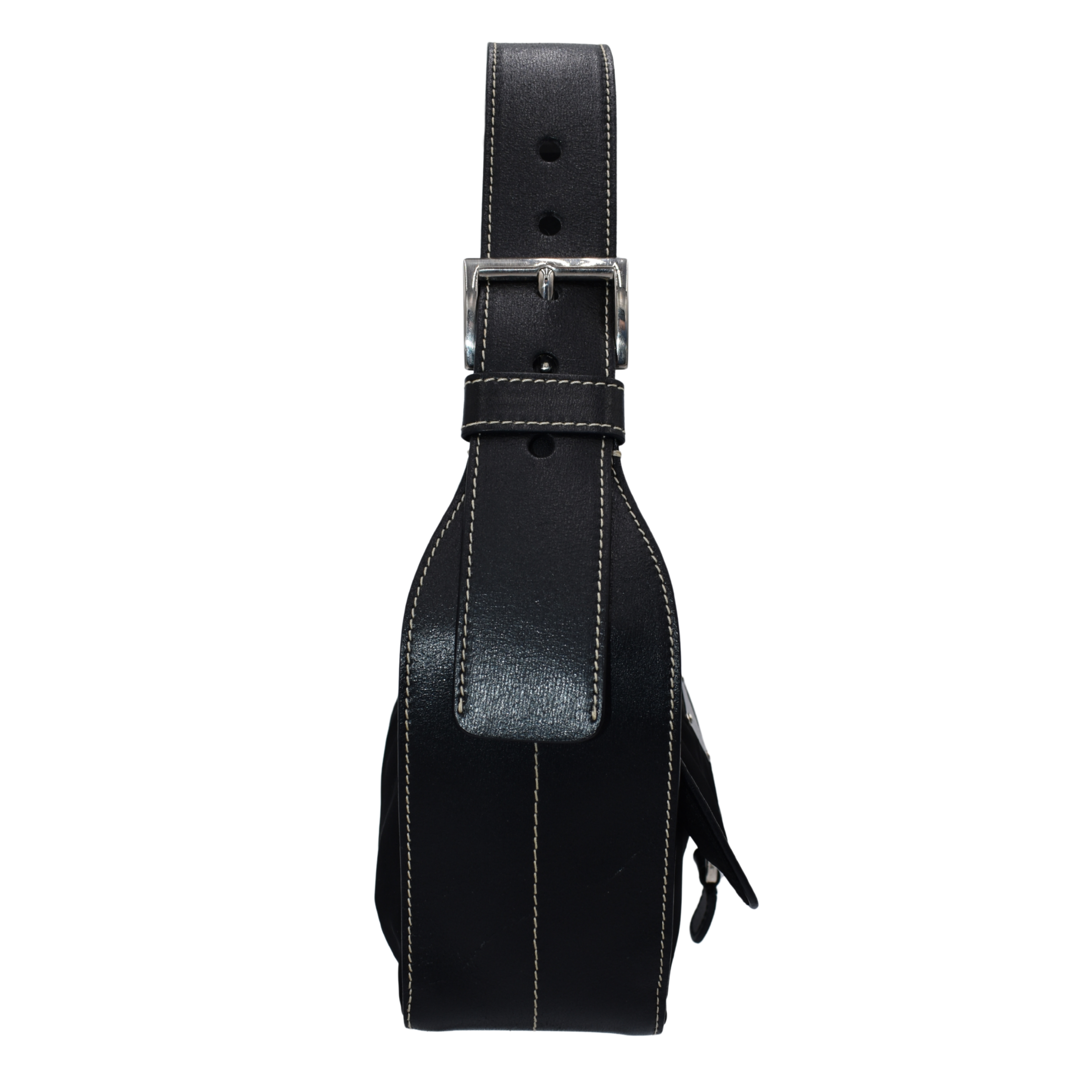 Black Nylon Shoulder Bag