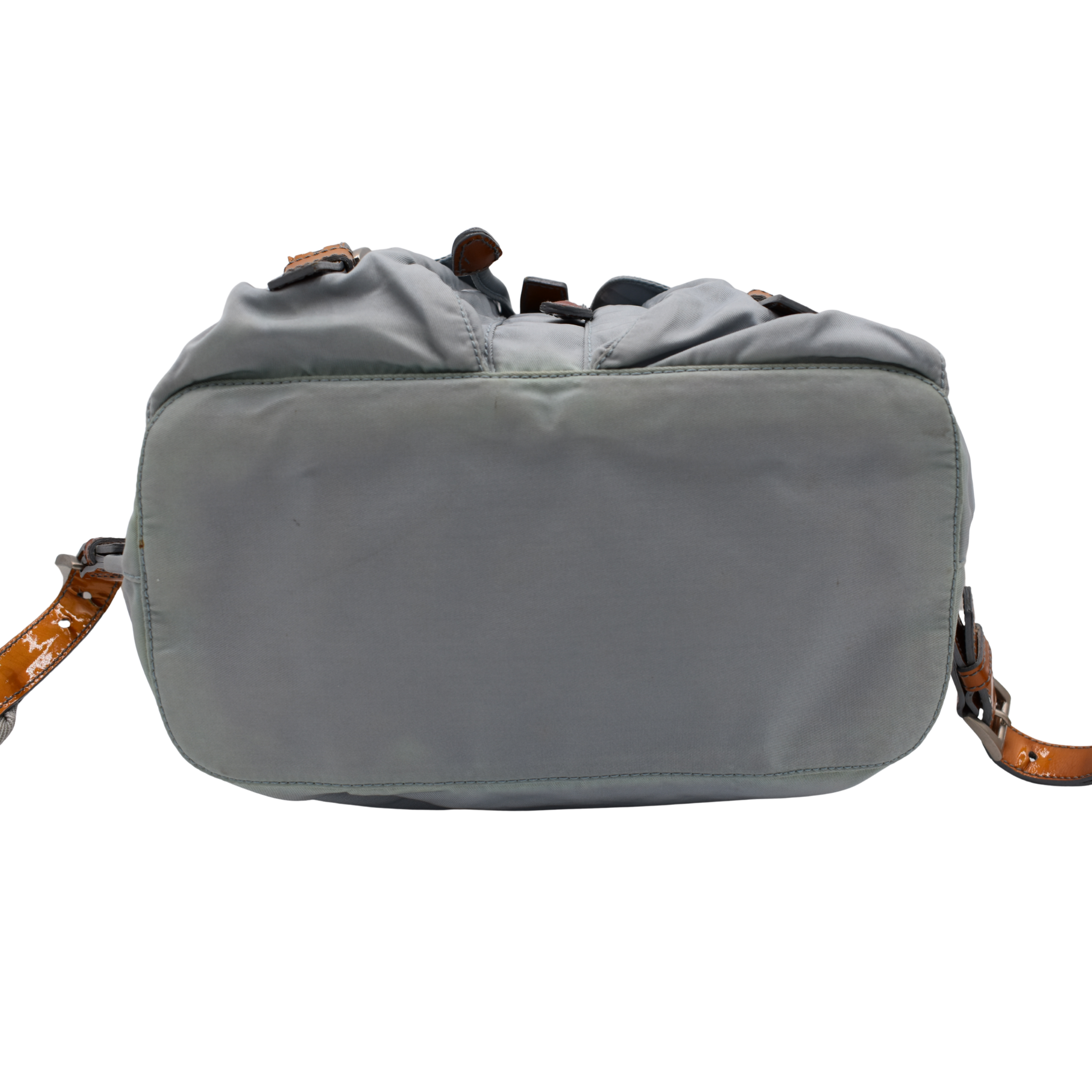 Nylon Light Blue Backpack