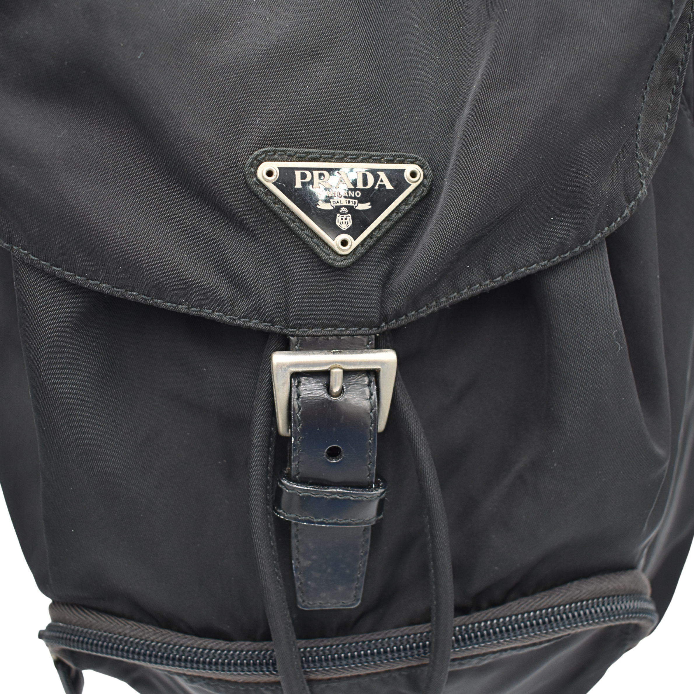 Black Nylon Backpack