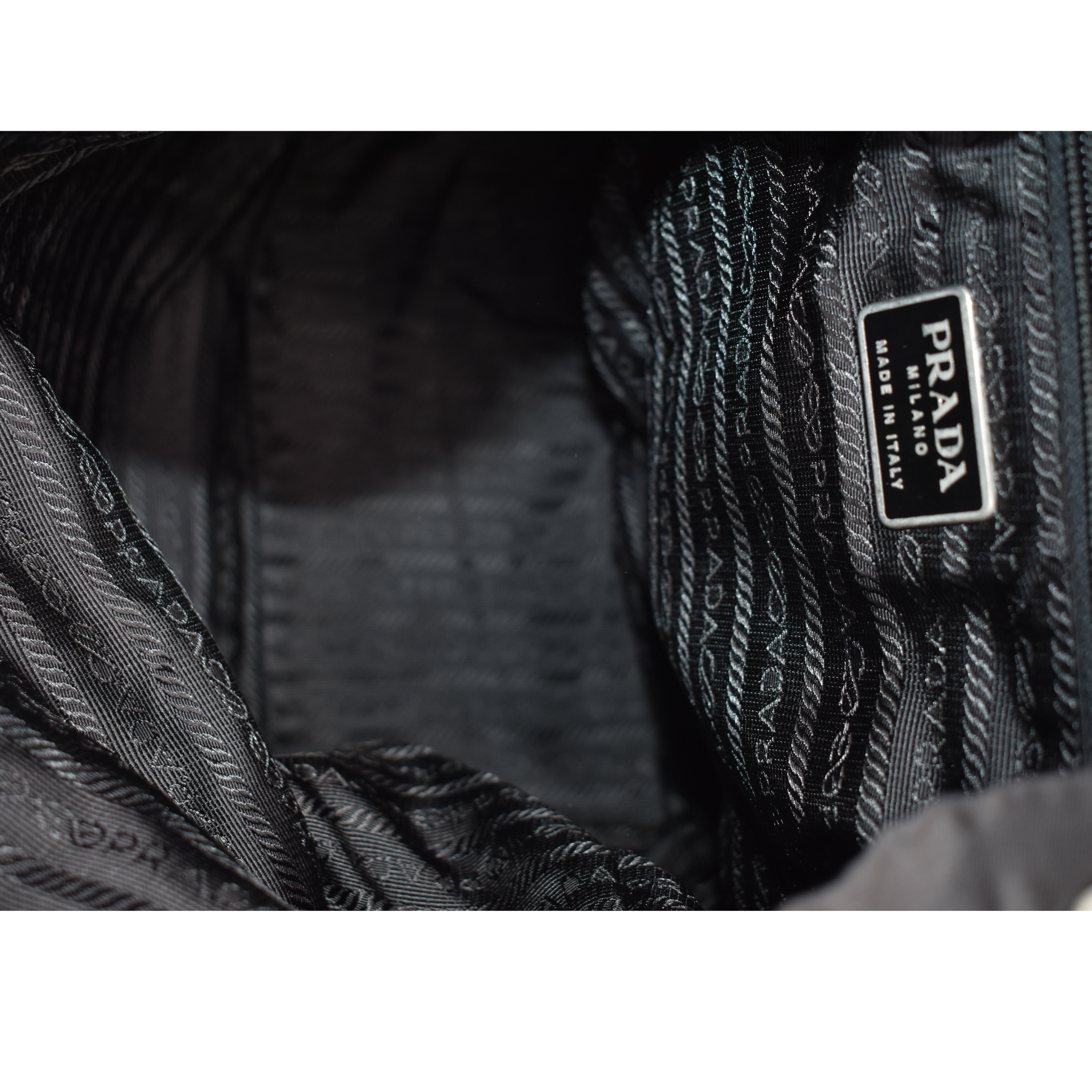 Black Nylon Backpack