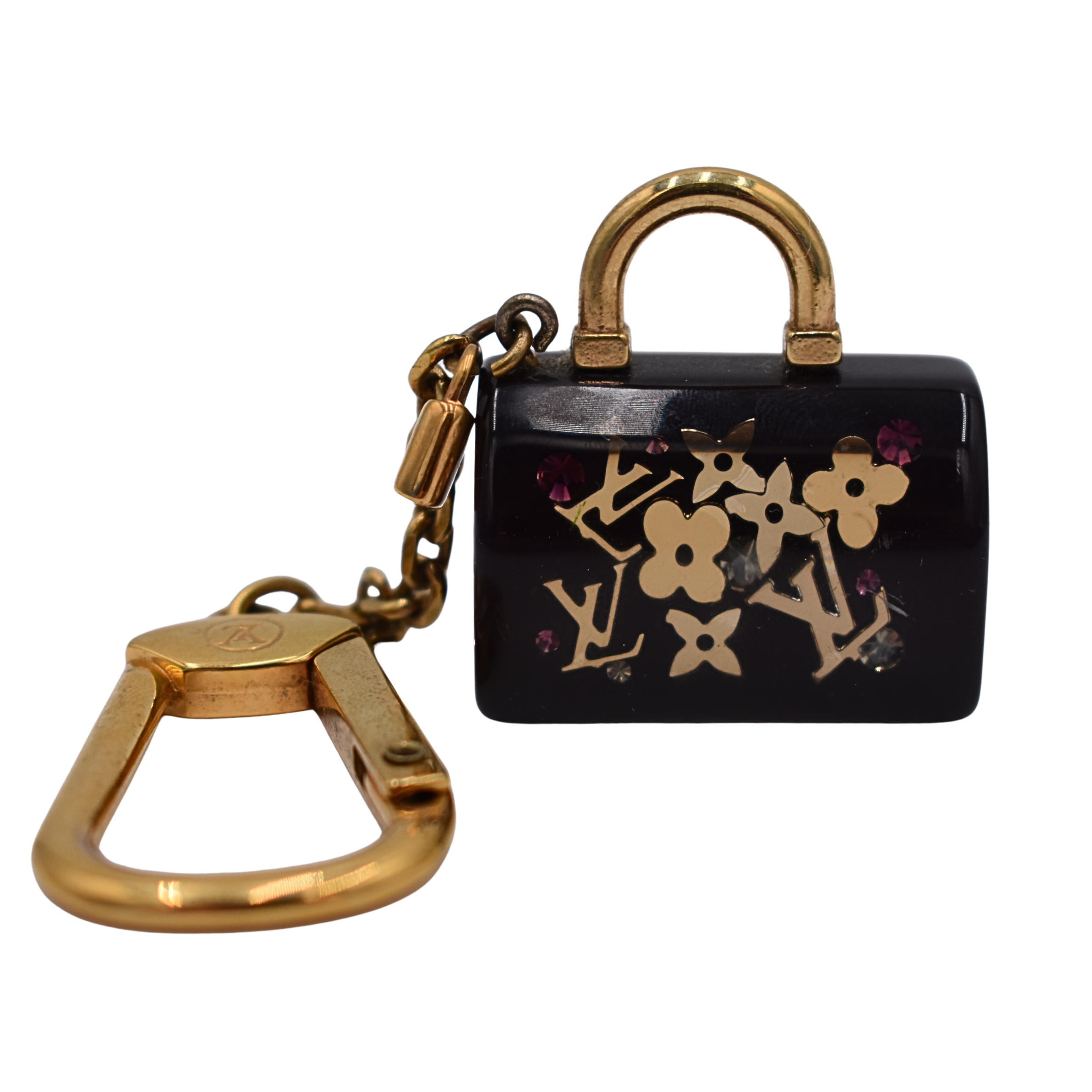 Purple Inclusion Speedy Bag Charm