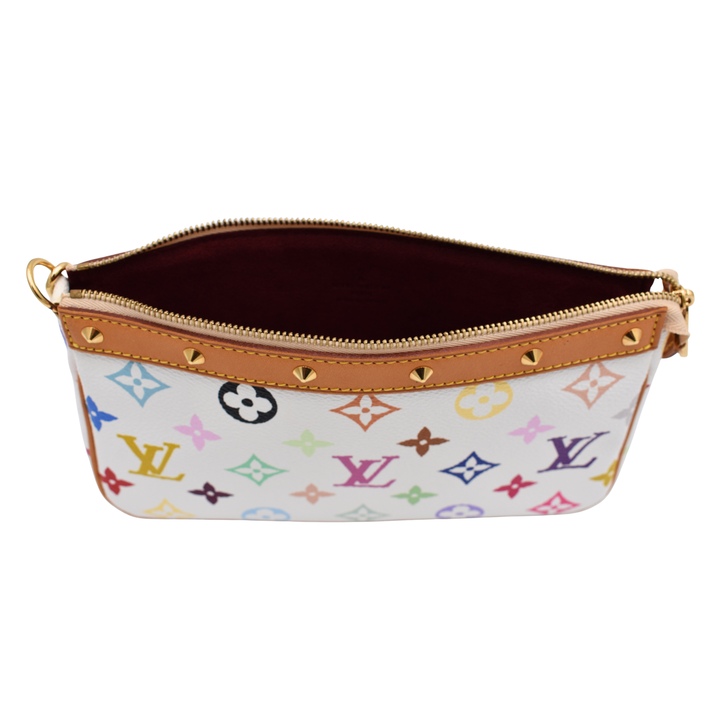 White Multicolor Pochette
