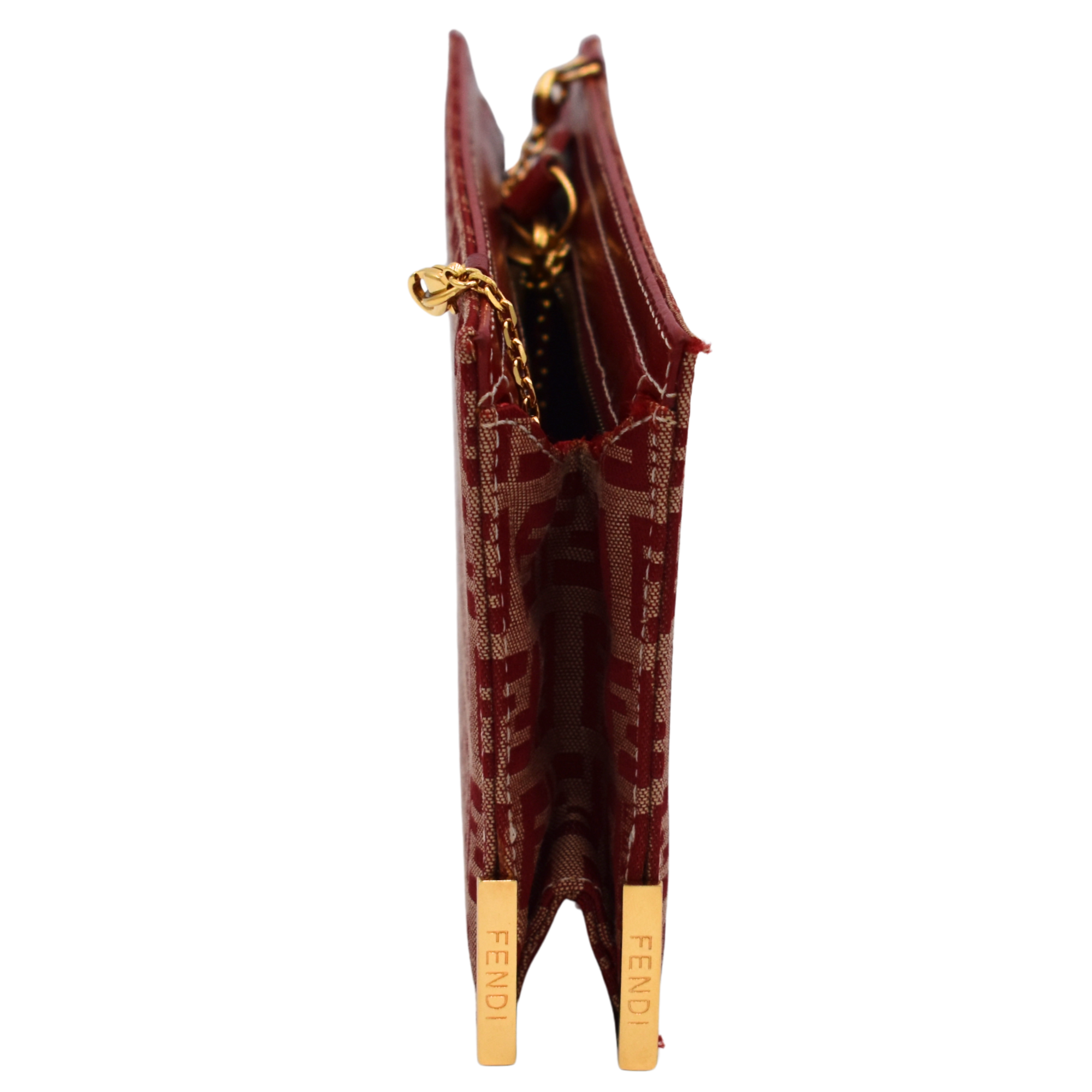 Red Zucchino Canvas Pouch on Chain
