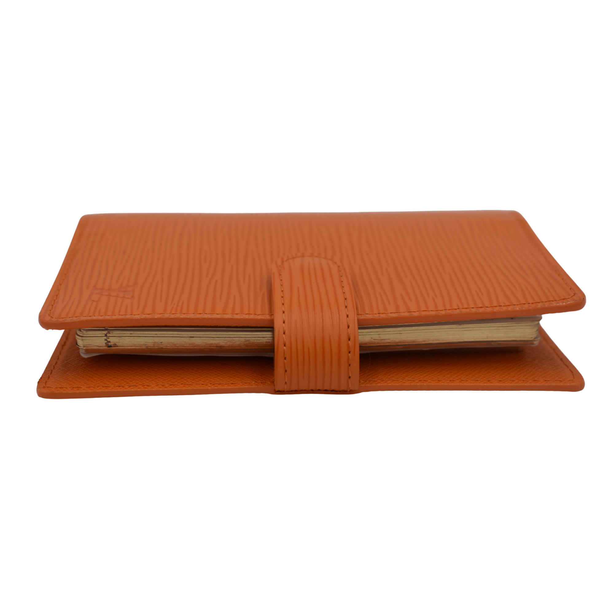 Orange Epi Leather Planner