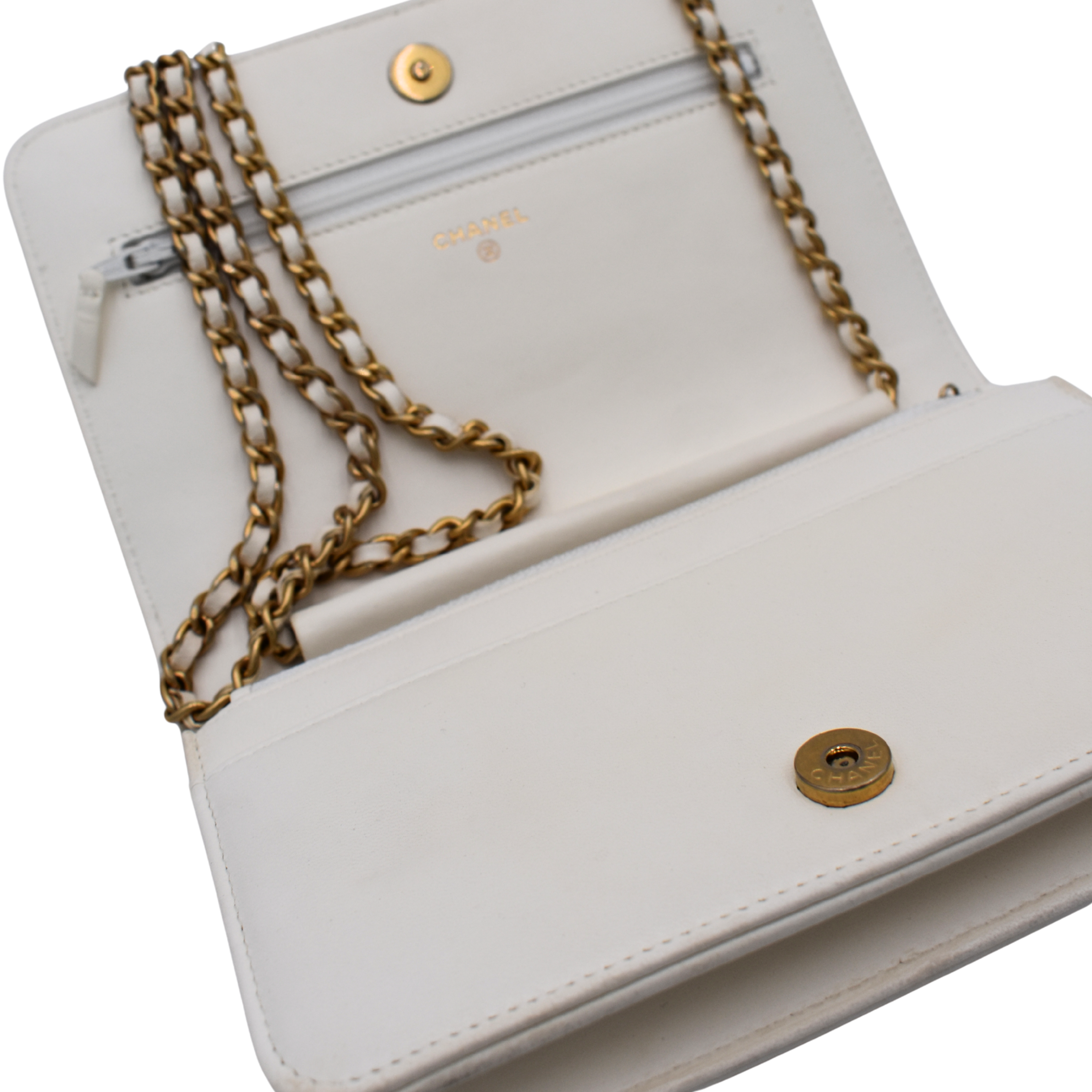 White Rabbit Fur Wallet on Chain