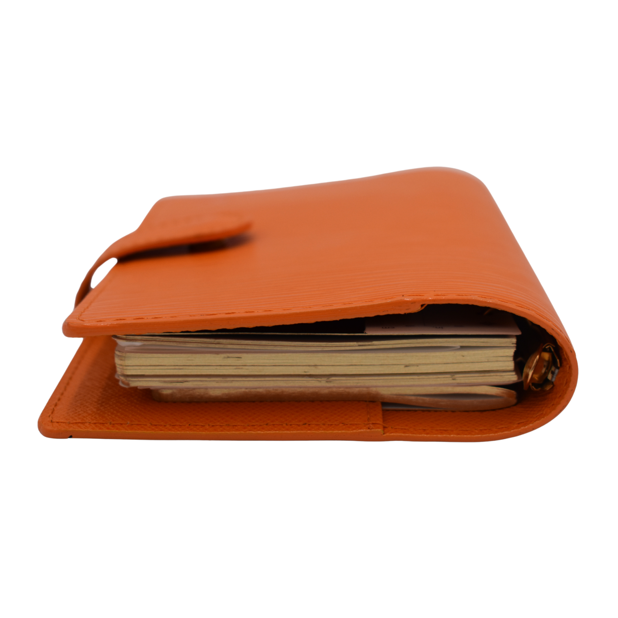 Orange Epi Leather Planner