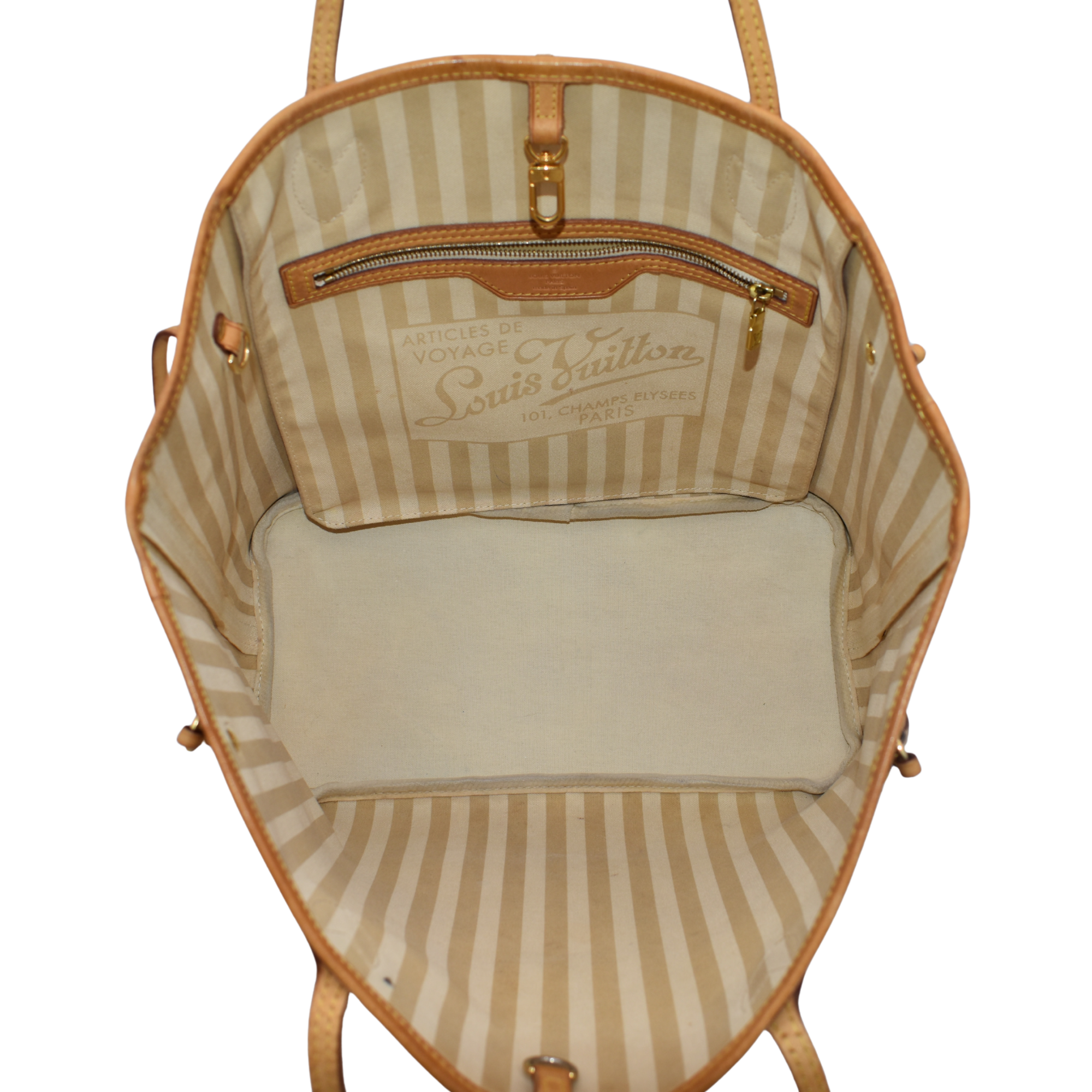Monogram Rayures Neverfull MM