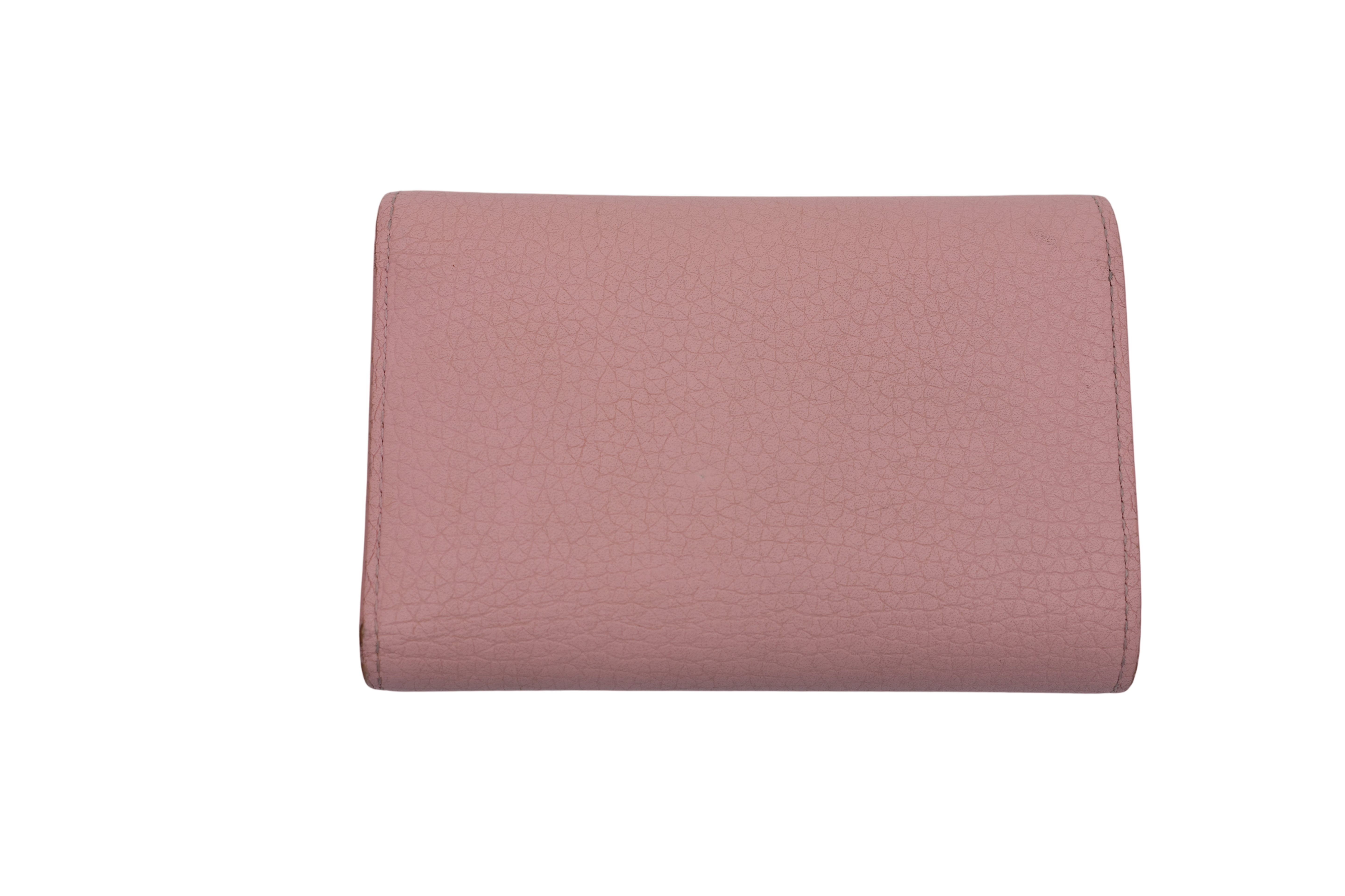 Pink Capucines Compact Wallet