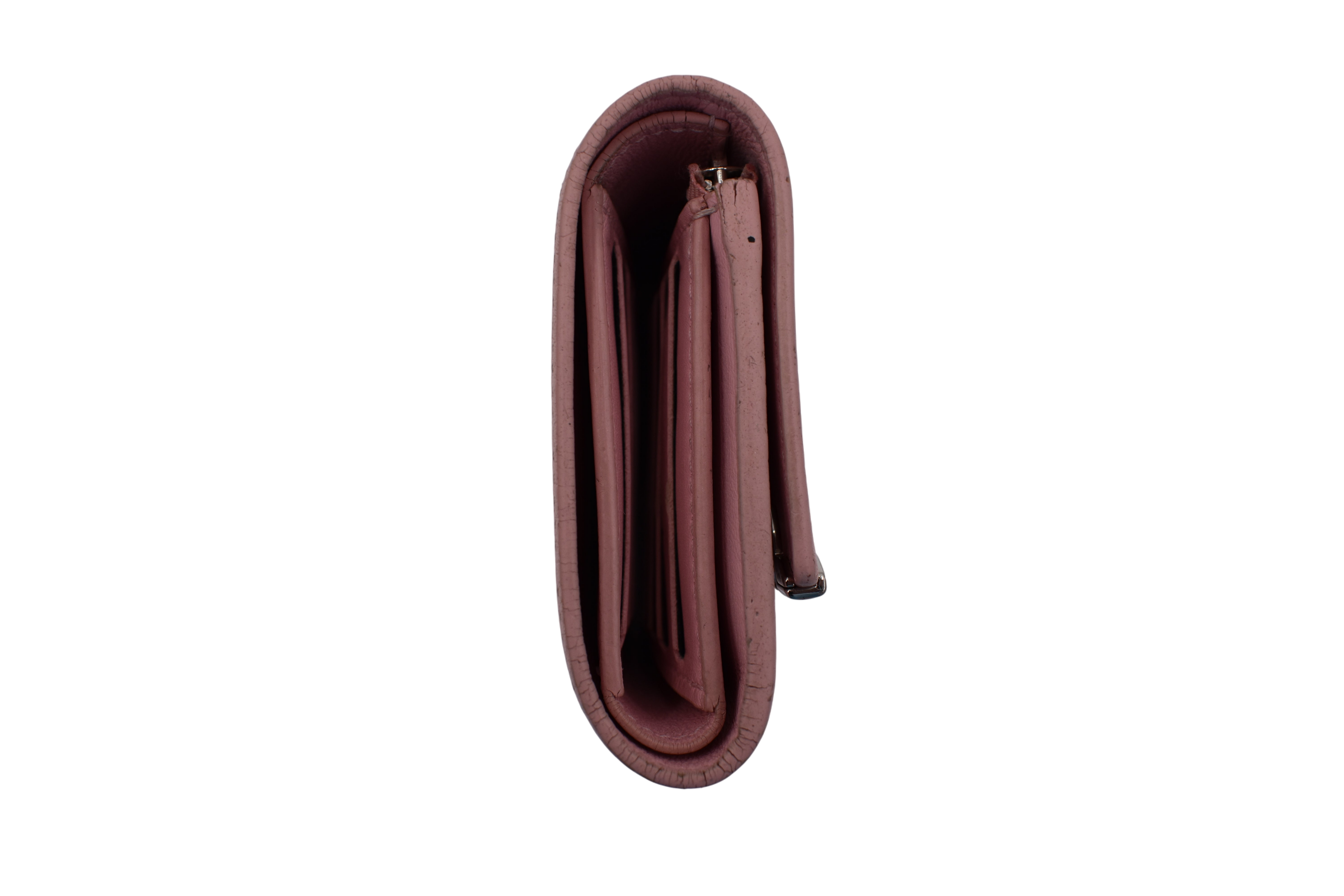 Pink Capucines Compact Wallet