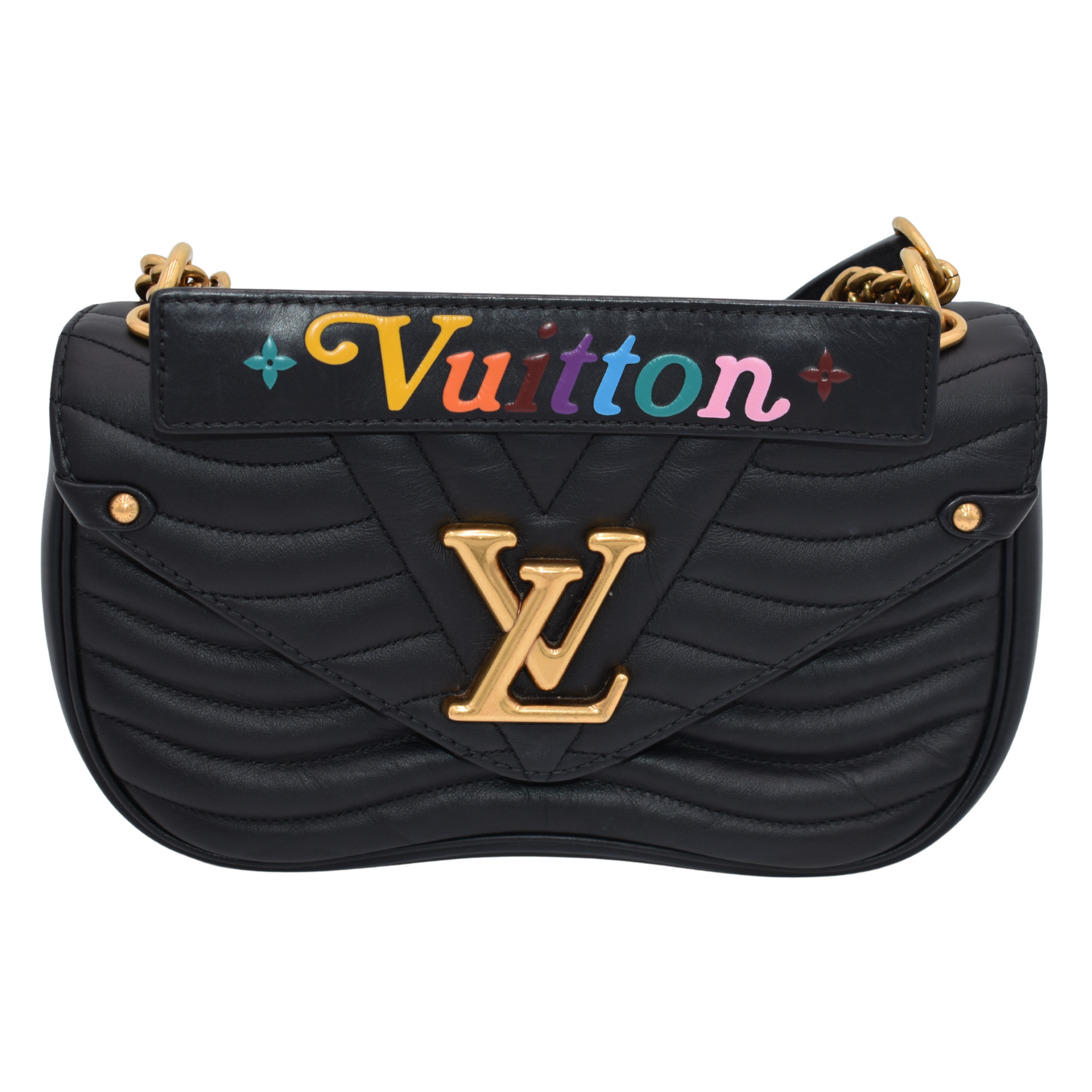 Black New Wave Chain Bag MM