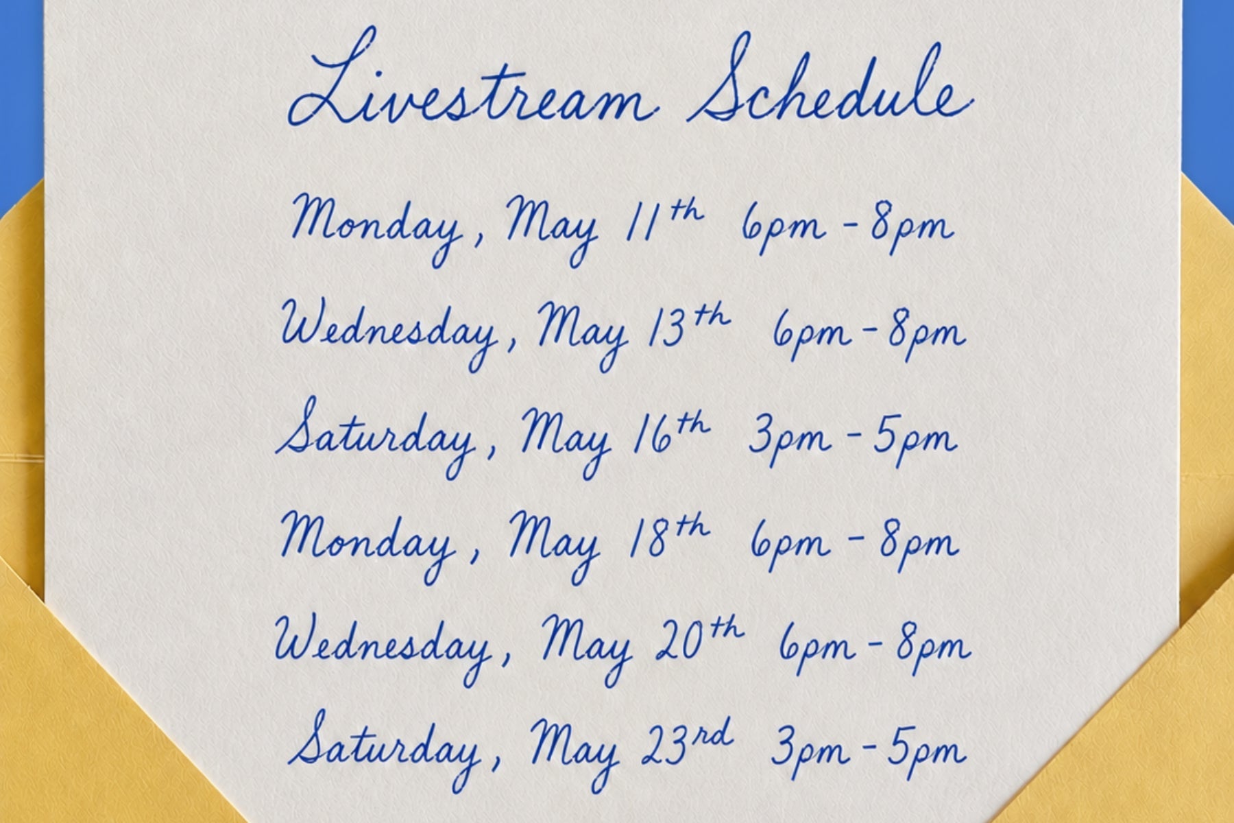 The May Live Experience: Where the Community Comes First