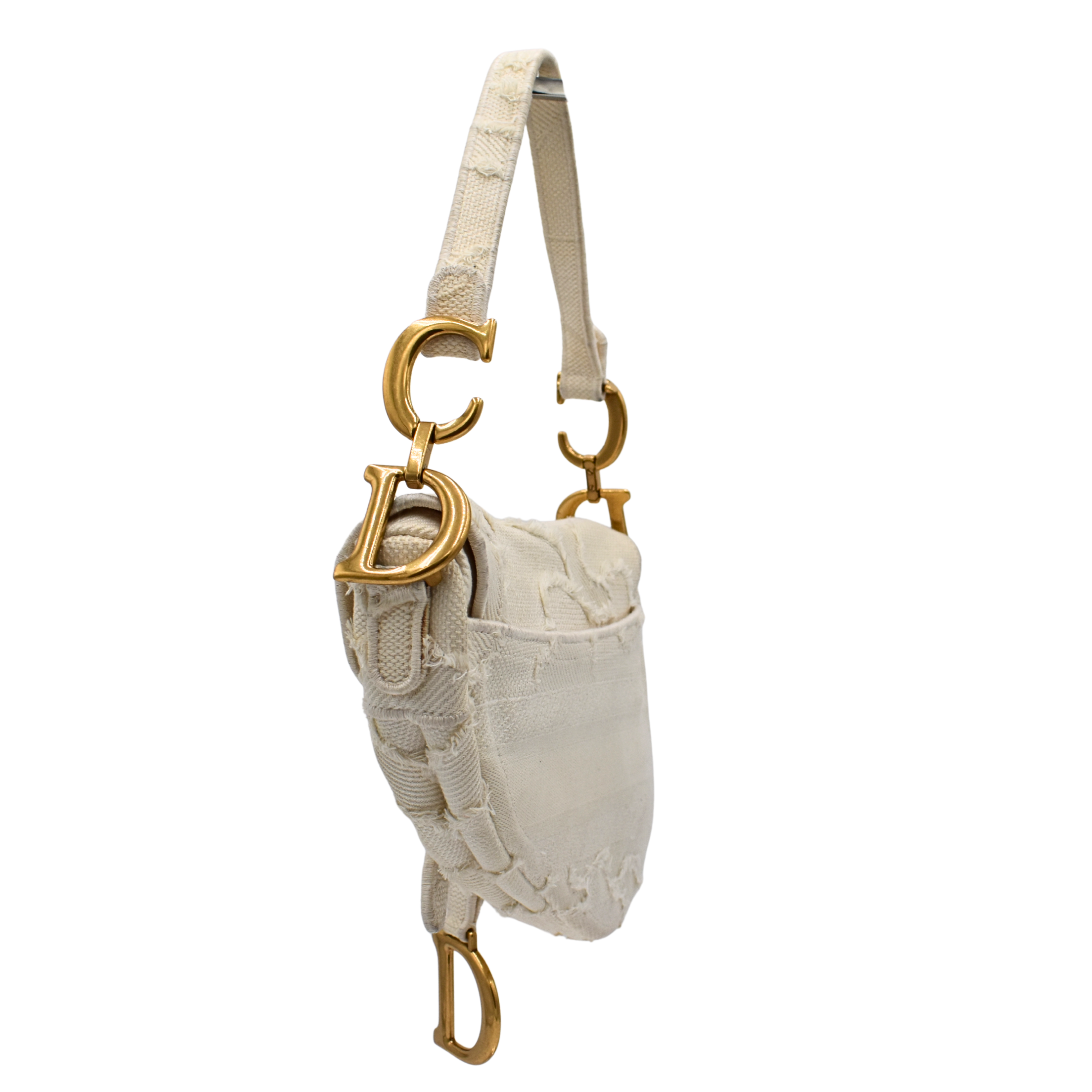 Saddle Bag Embroidered Canvas