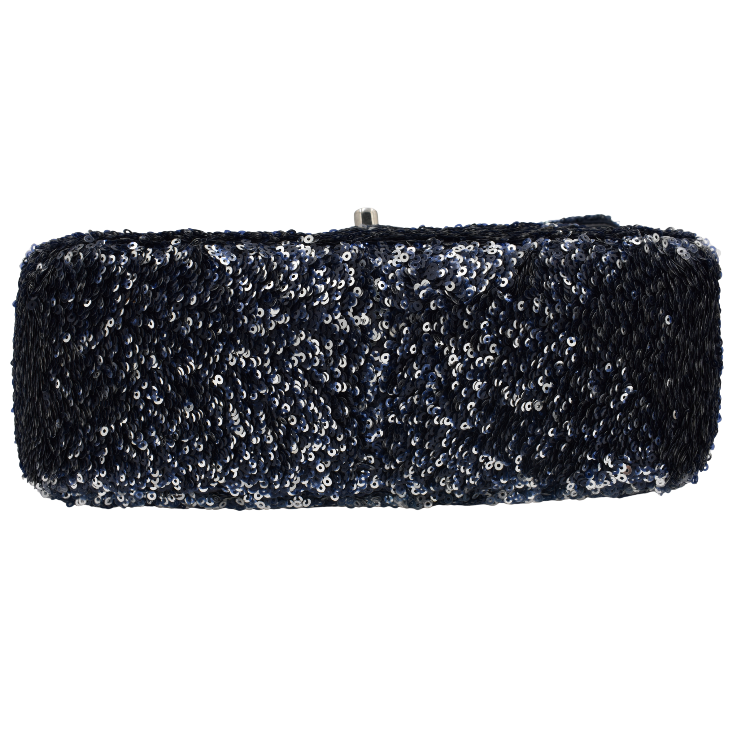 Blue/Silver Sequin Single Flap