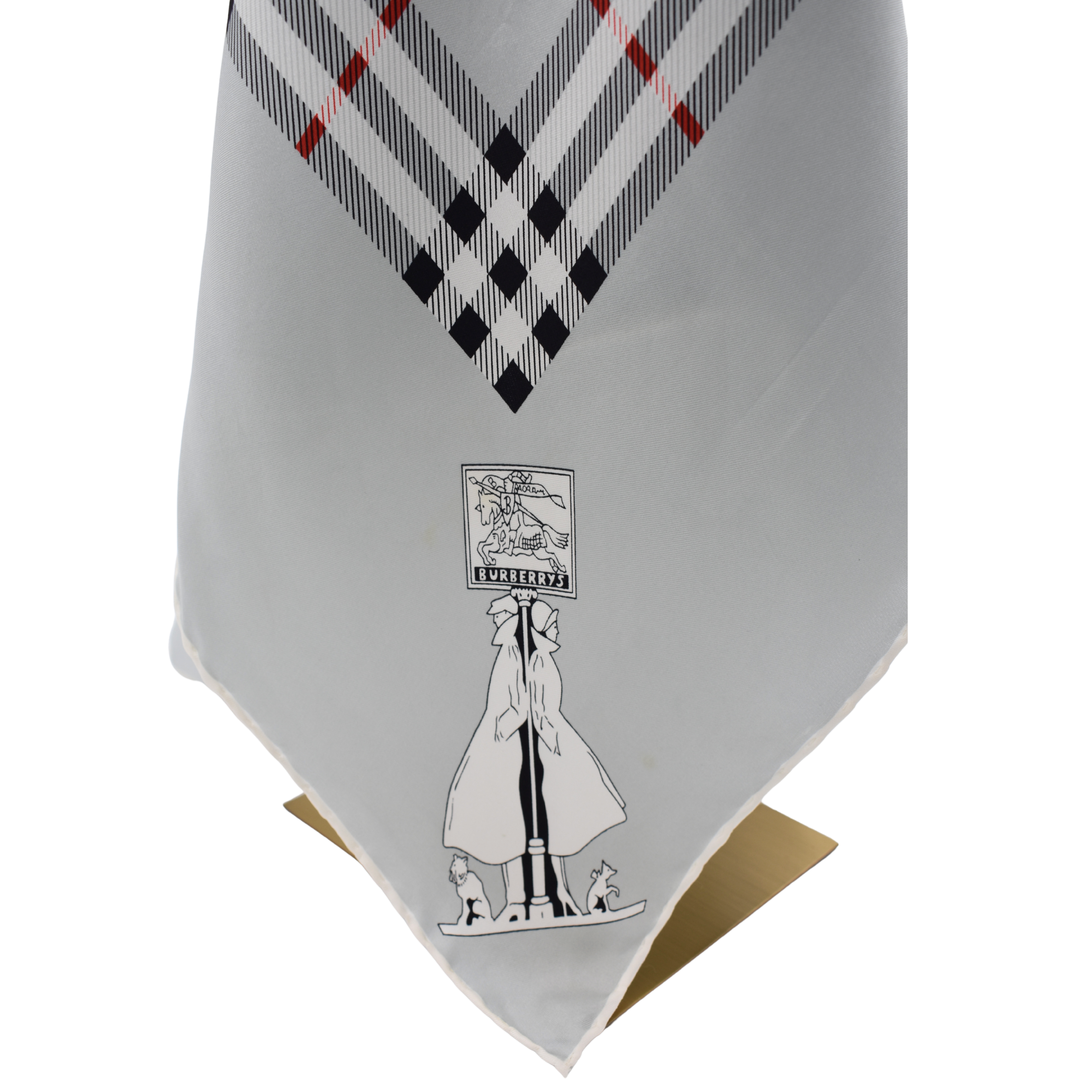 Nova Check Silk Scarf