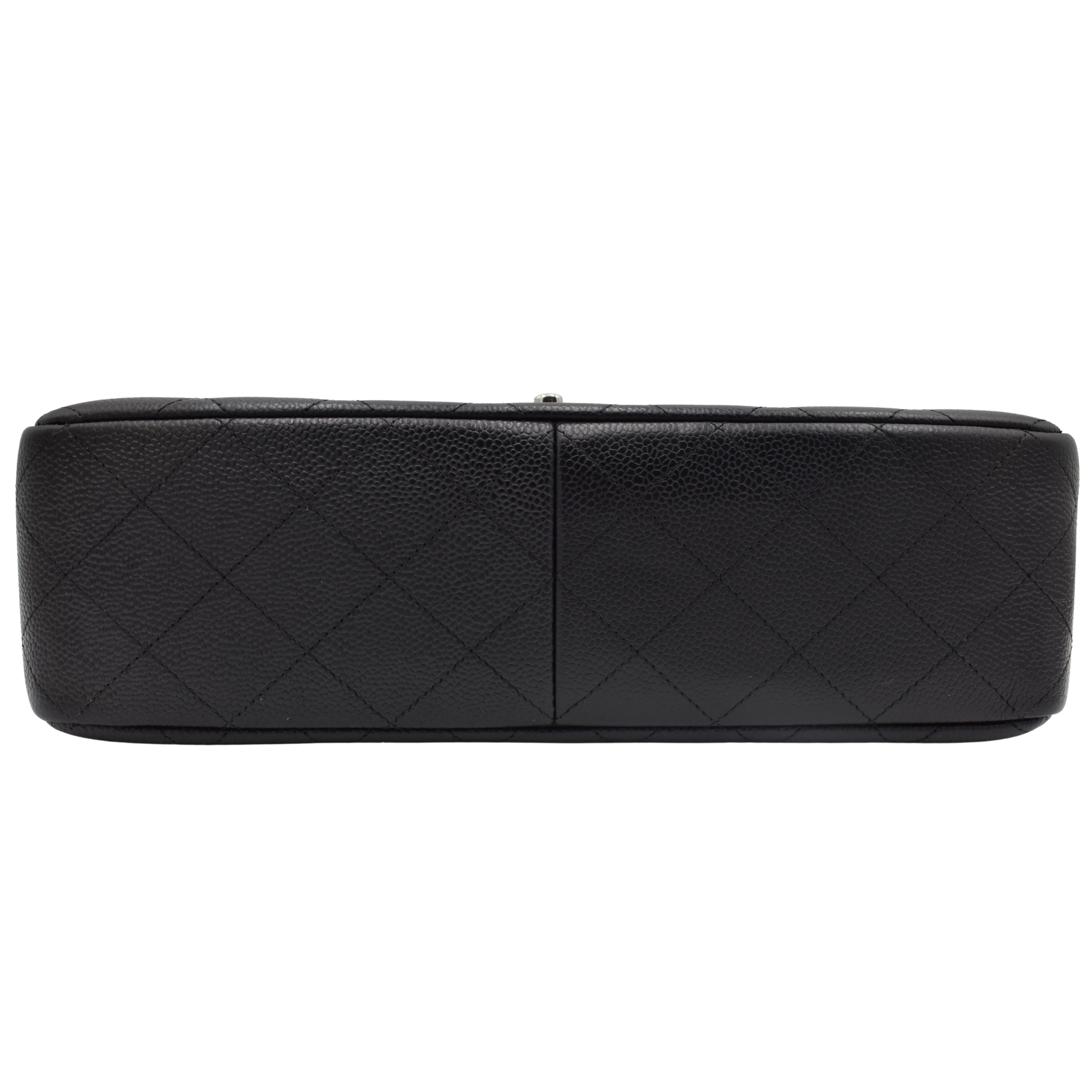 Jumbo Black Caviar Double Flap