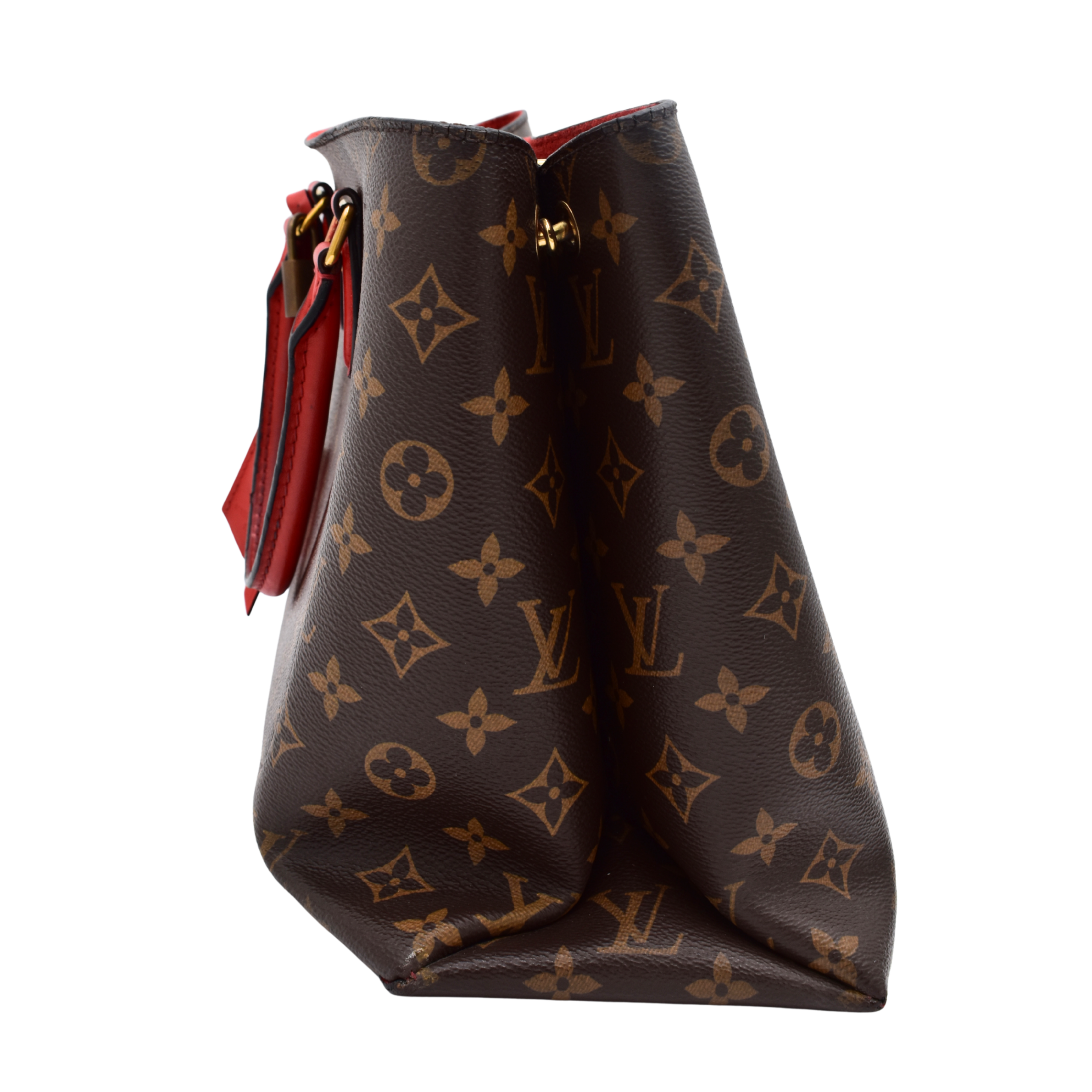 Monogram Flower Tote Coquelicot