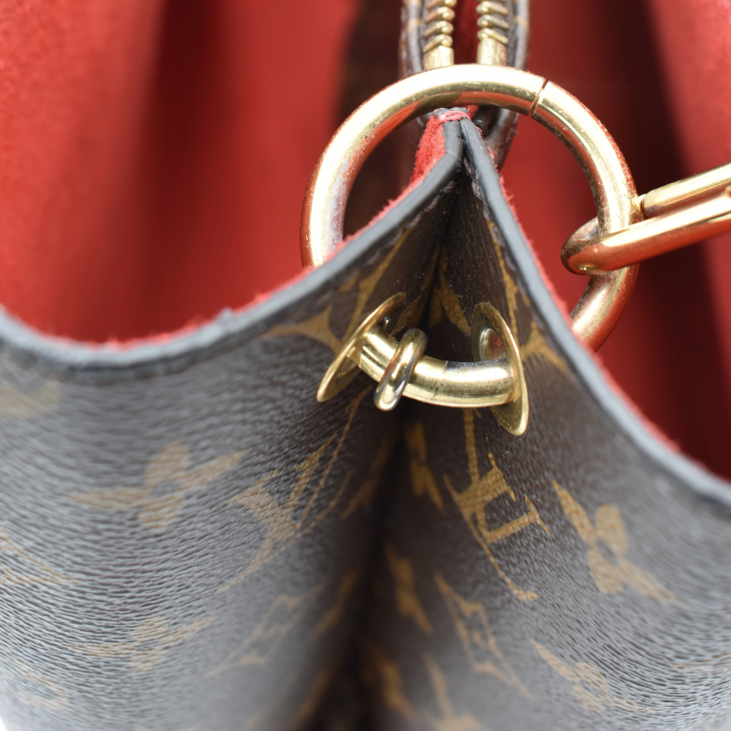 Monogram Flower Tote Coquelicot