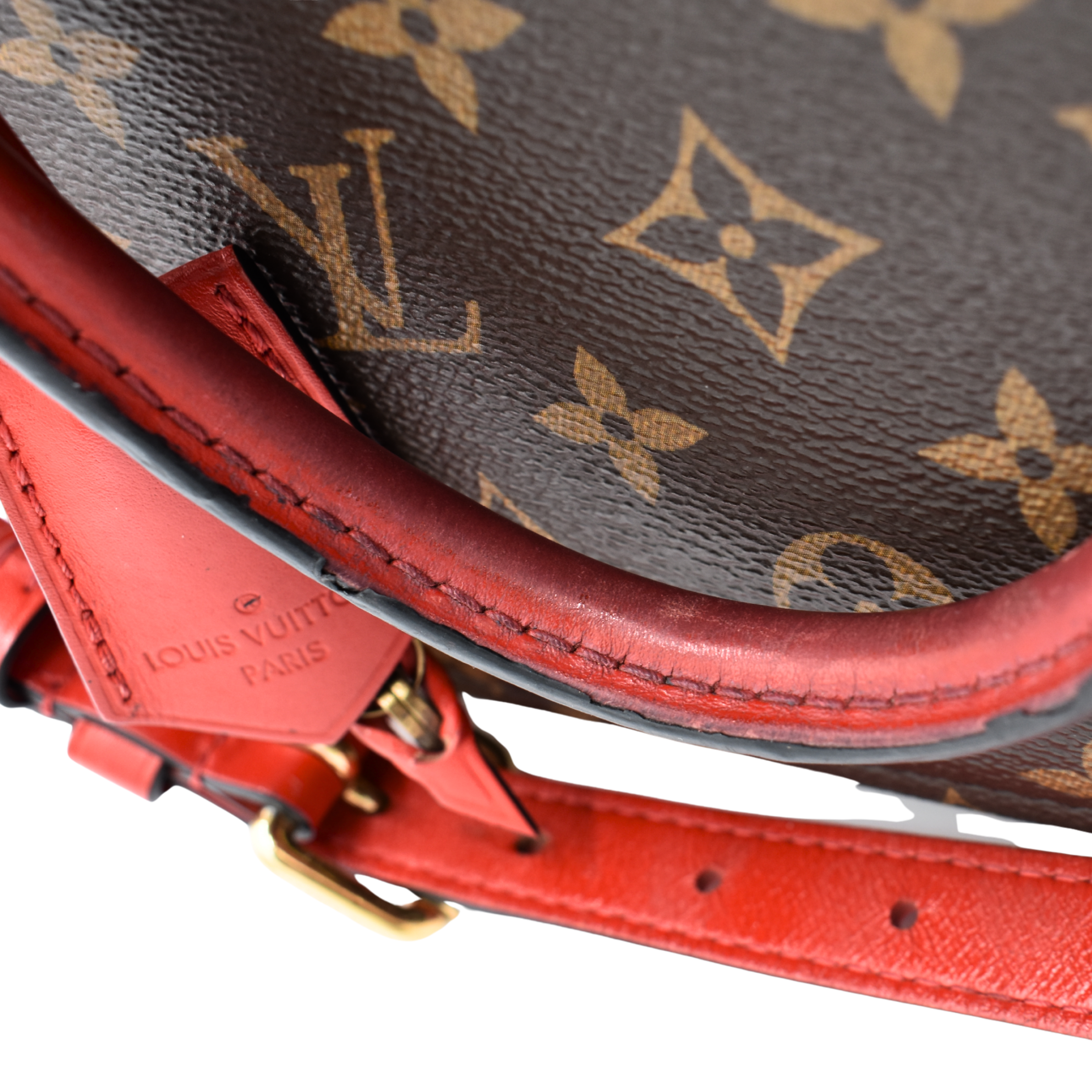 Monogram Flower Tote Coquelicot