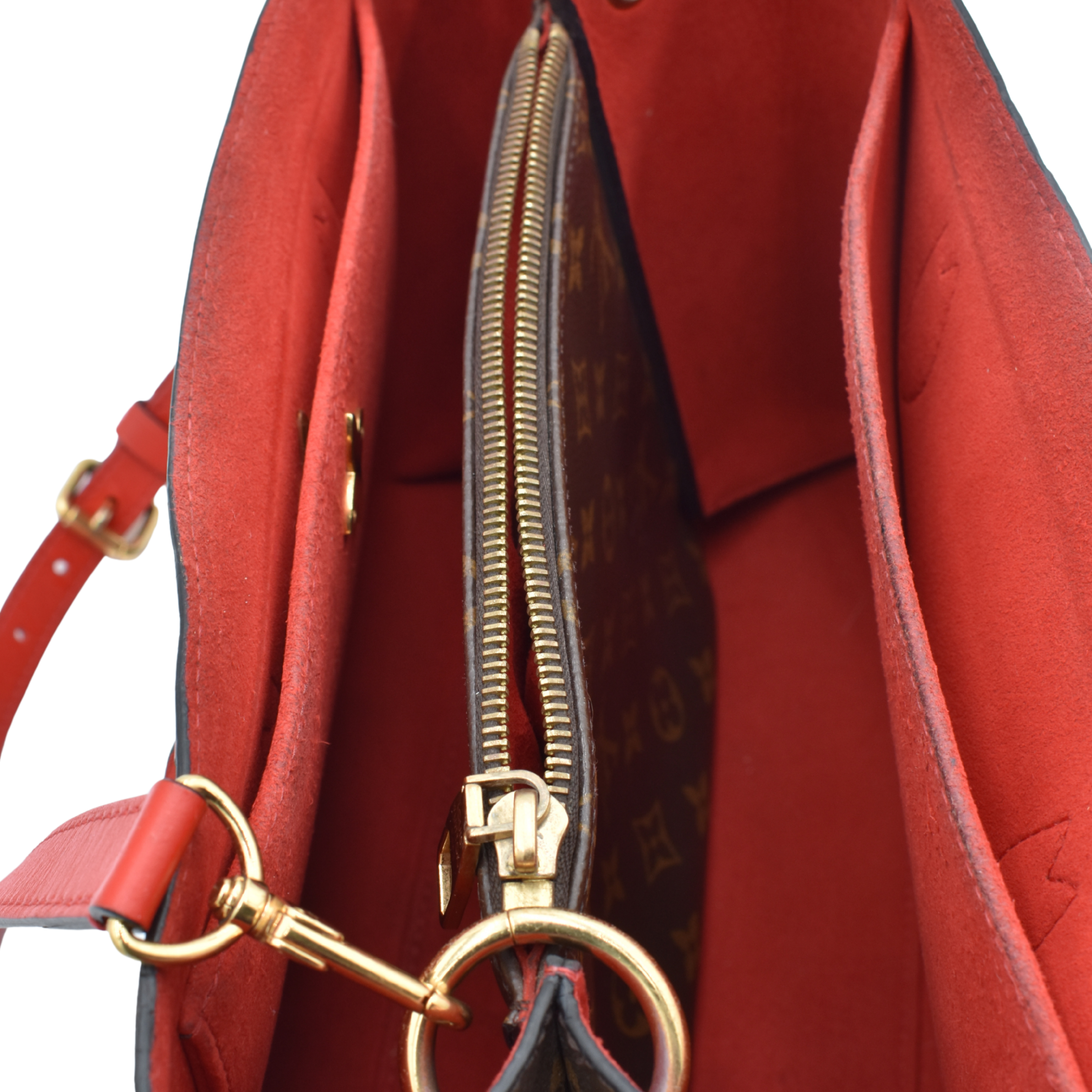 Monogram Flower Tote Coquelicot