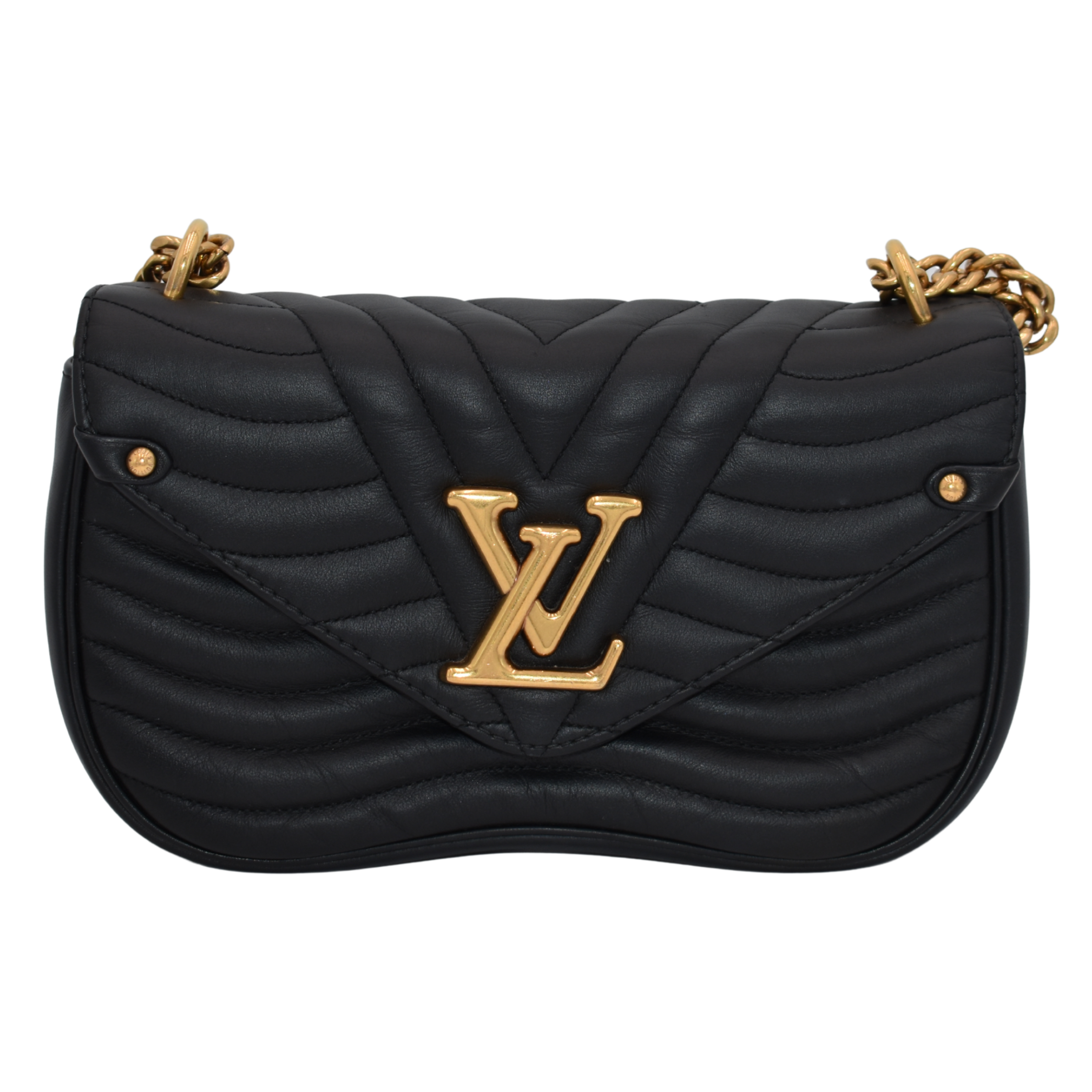 Black New Wave Chain Bag MM