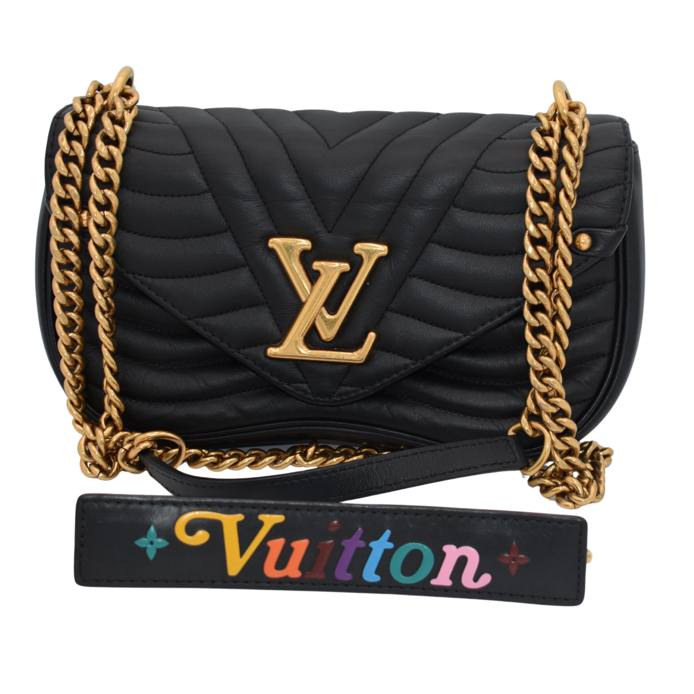 Black New Wave Chain Bag MM