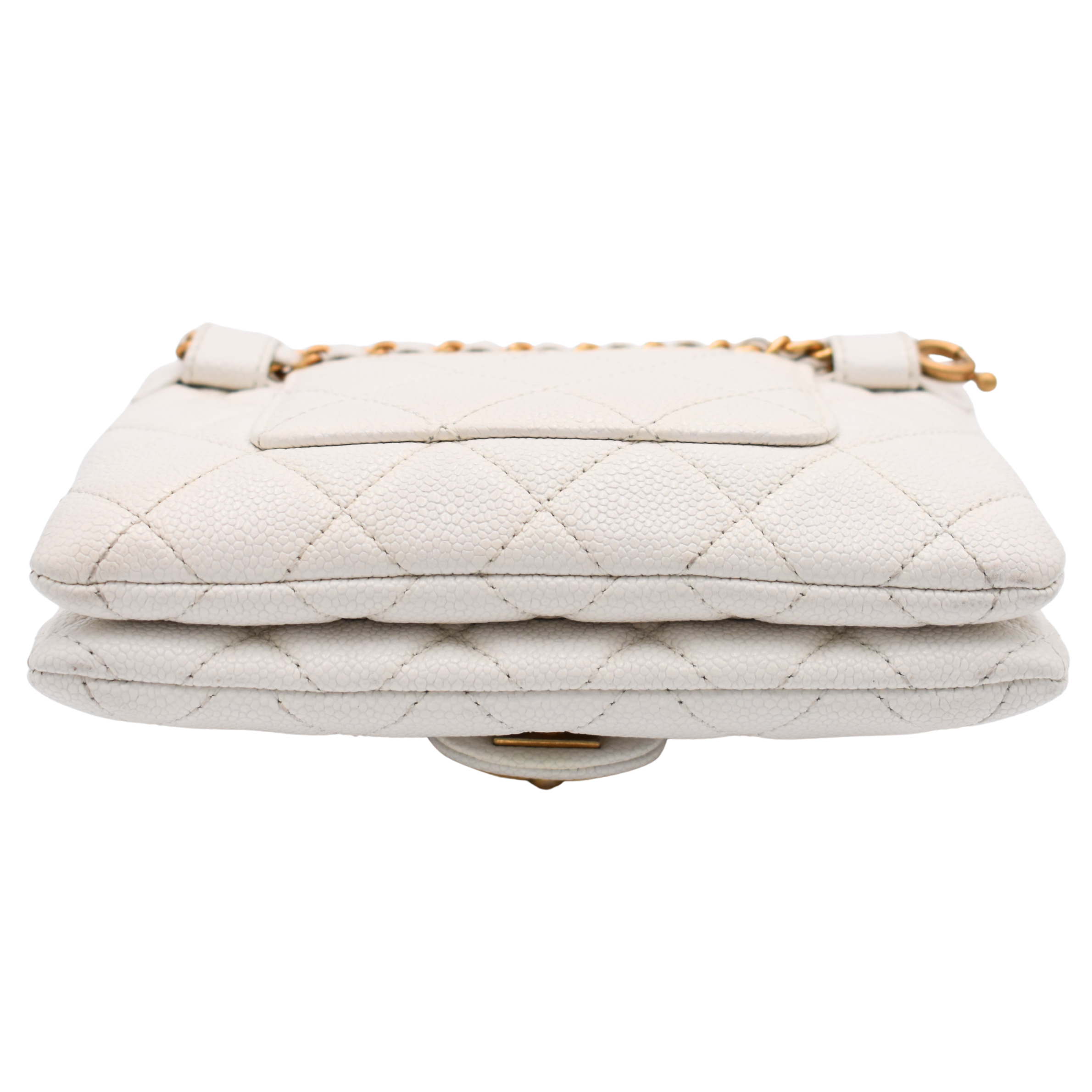 White Caviar Pick Me Up Flap Belt Bag
