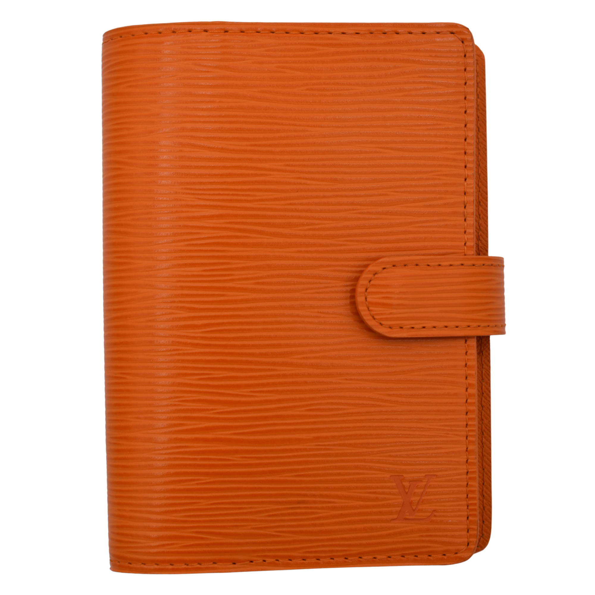 Orange Epi Leather Planner