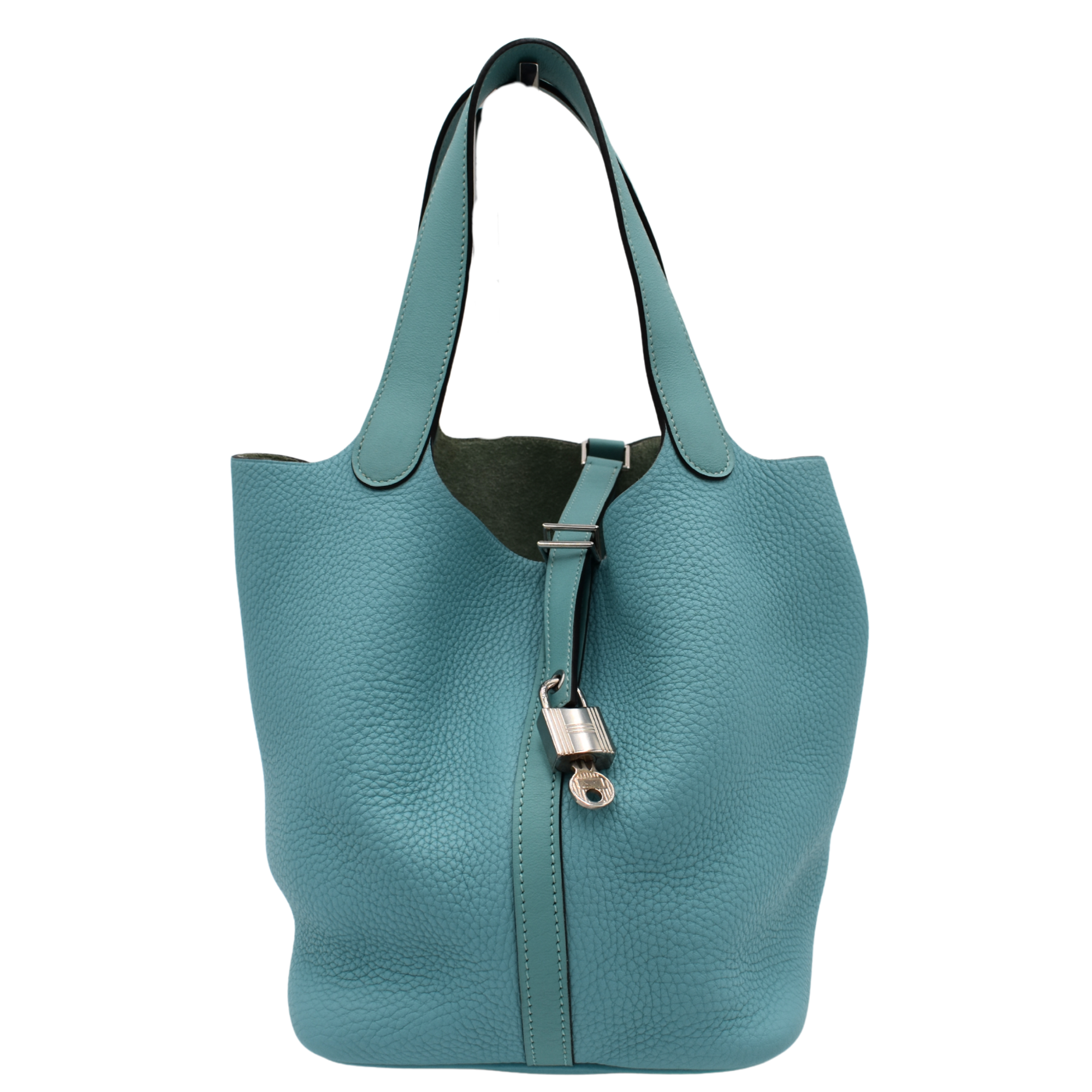 Taurillon Clemence Picotin Lock 22 MM Bleu Atoll