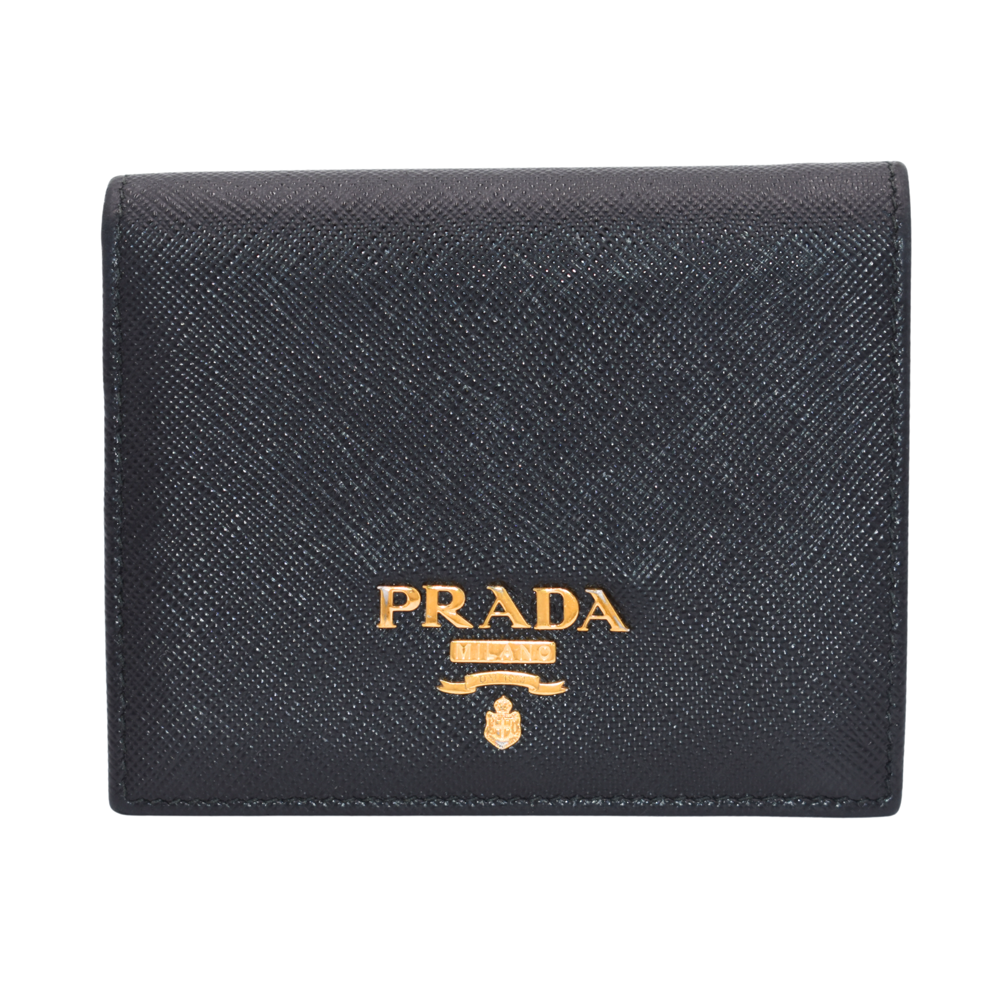 Saffiano Leather Compact Wallet