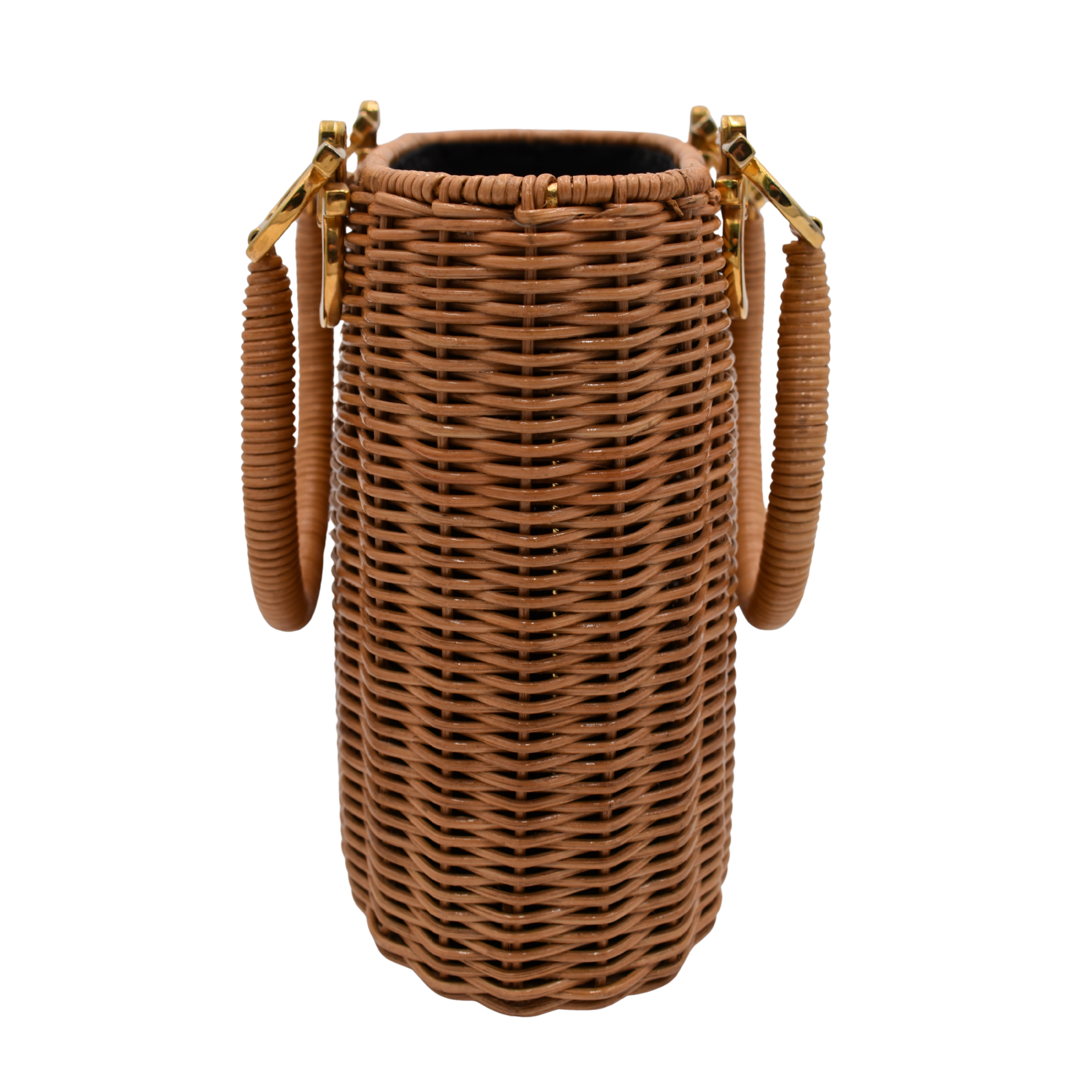 Rattan Top Handle Bag