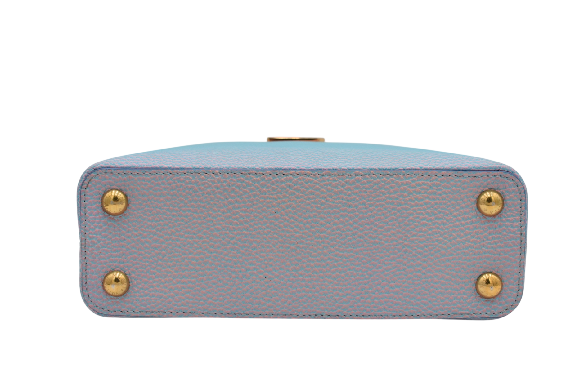 Capucines Taurillon Leather Mother of Pearl Trim
